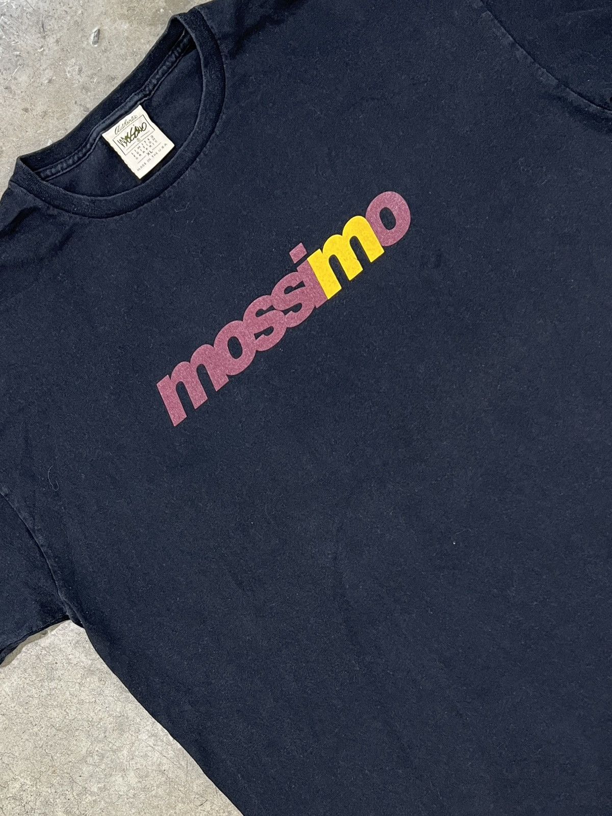Mossimo × Vintage Vintage Mossimo M logo Single Stitch Tee XL | Grailed