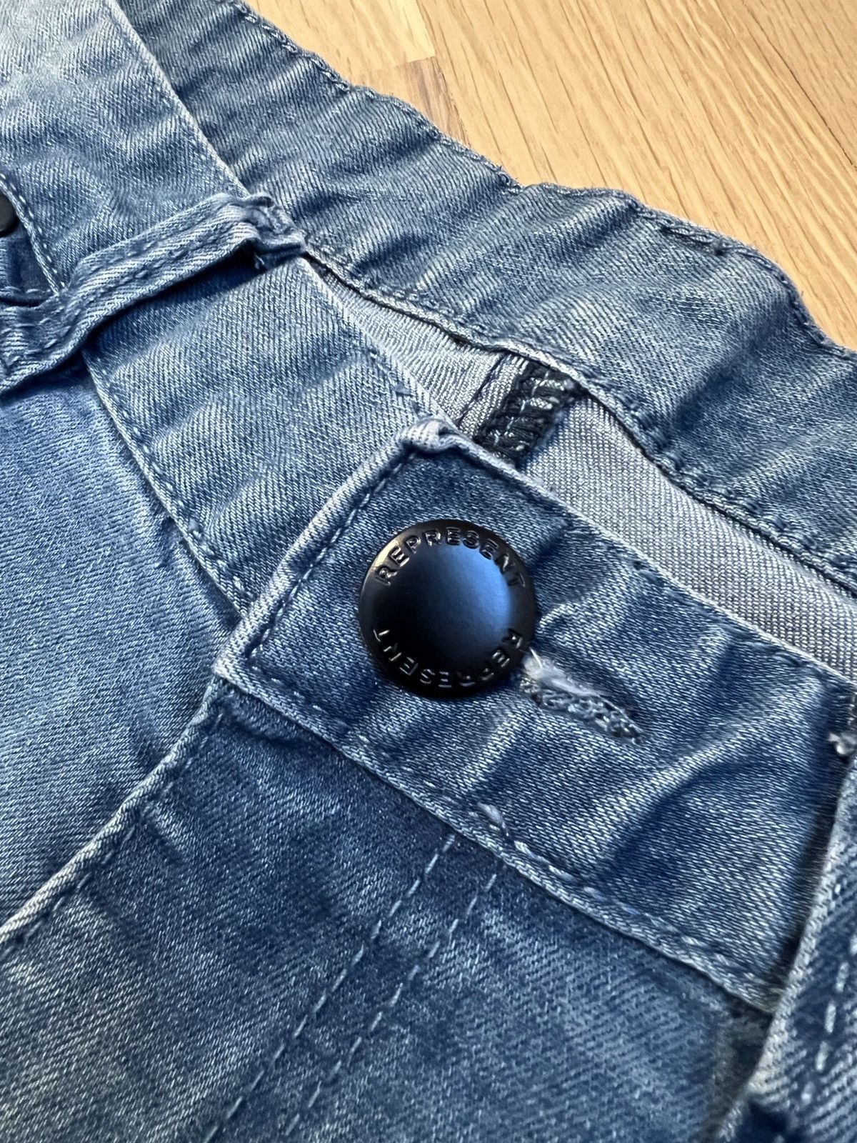 Represent Clo. Represent Clo Biker Denim Size 34 Size US 34 / EU 50 - 3 Thumbnail