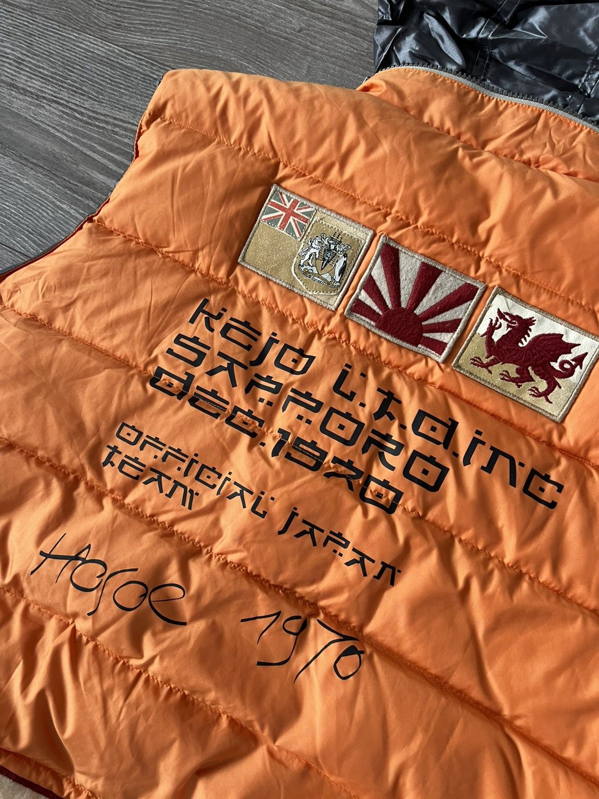 Vintage Vintage Kejo Gaijin Limited Big Logo Goose Down Puffer Vest Size US M / EU 48-50 / 2 - 16 Thumbnail