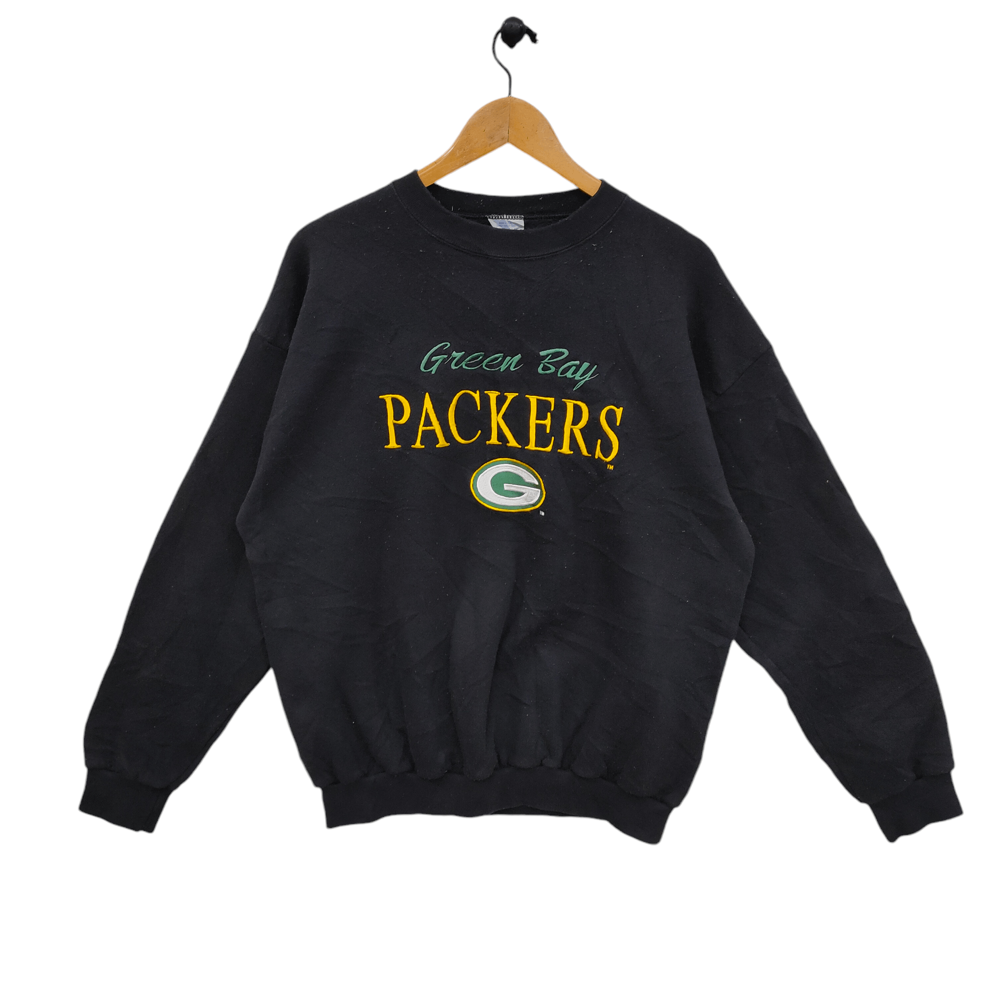 Logo 7 × NFL × Vintage 90s Green Bay Packers Sweatshirt Large Vintage Logo 7 NFL Size US XL / EU 56 / 4 - 1 Thumbnail