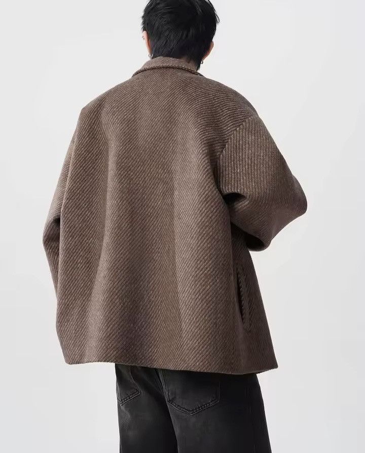 Vintage Retro Y2k Wool Blend Warm Loose Trendy Coat Jacket Size US L / EU 52-54 / 3 - 8 Thumbnail