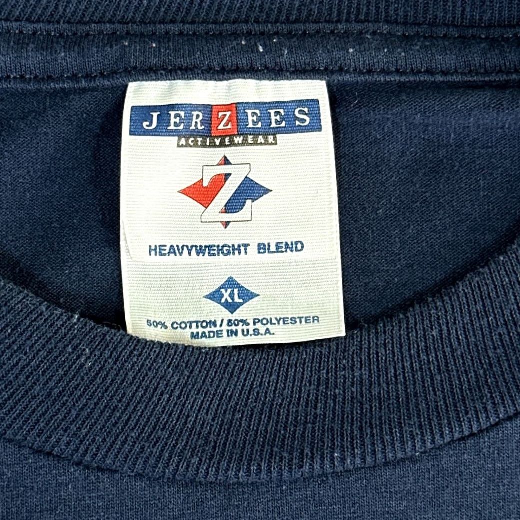 Jerzees VINTAGE Jerzees Shirt Adult EXTRA LARGE Blue School Bus Driver Grey Hares Bunny Rabbits Size US XL / EU 56 / 4 - 3 Thumbnail