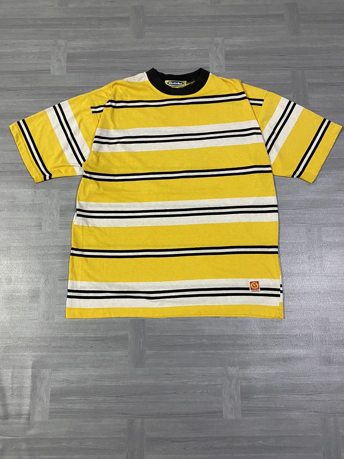 Gotcha Vintage 🔥RARE🔥 Gotcha Striped Tee Size US XL / EU 56 / 4 - 1 Thumbnail