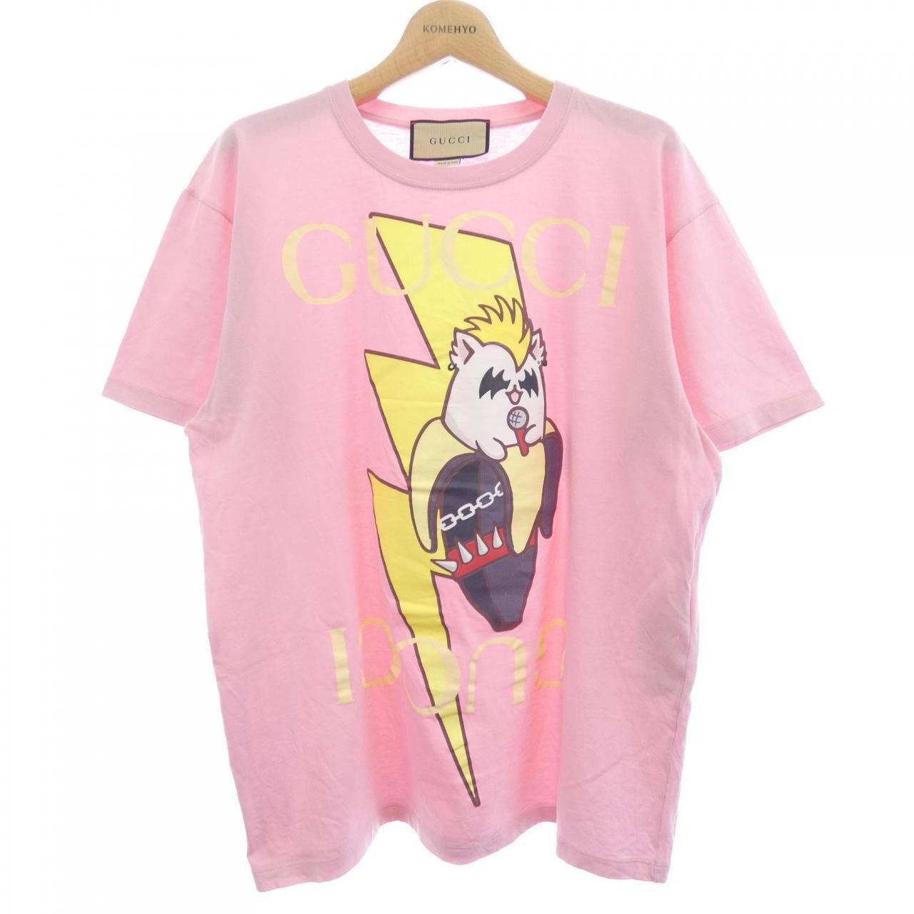 Gucci Gucci Gucci Bananya Cotton T Shirt Textile T-Shirts 615044XJD8Z DUTY FREE for USA Size ONE SIZE - 1 Thumbnail