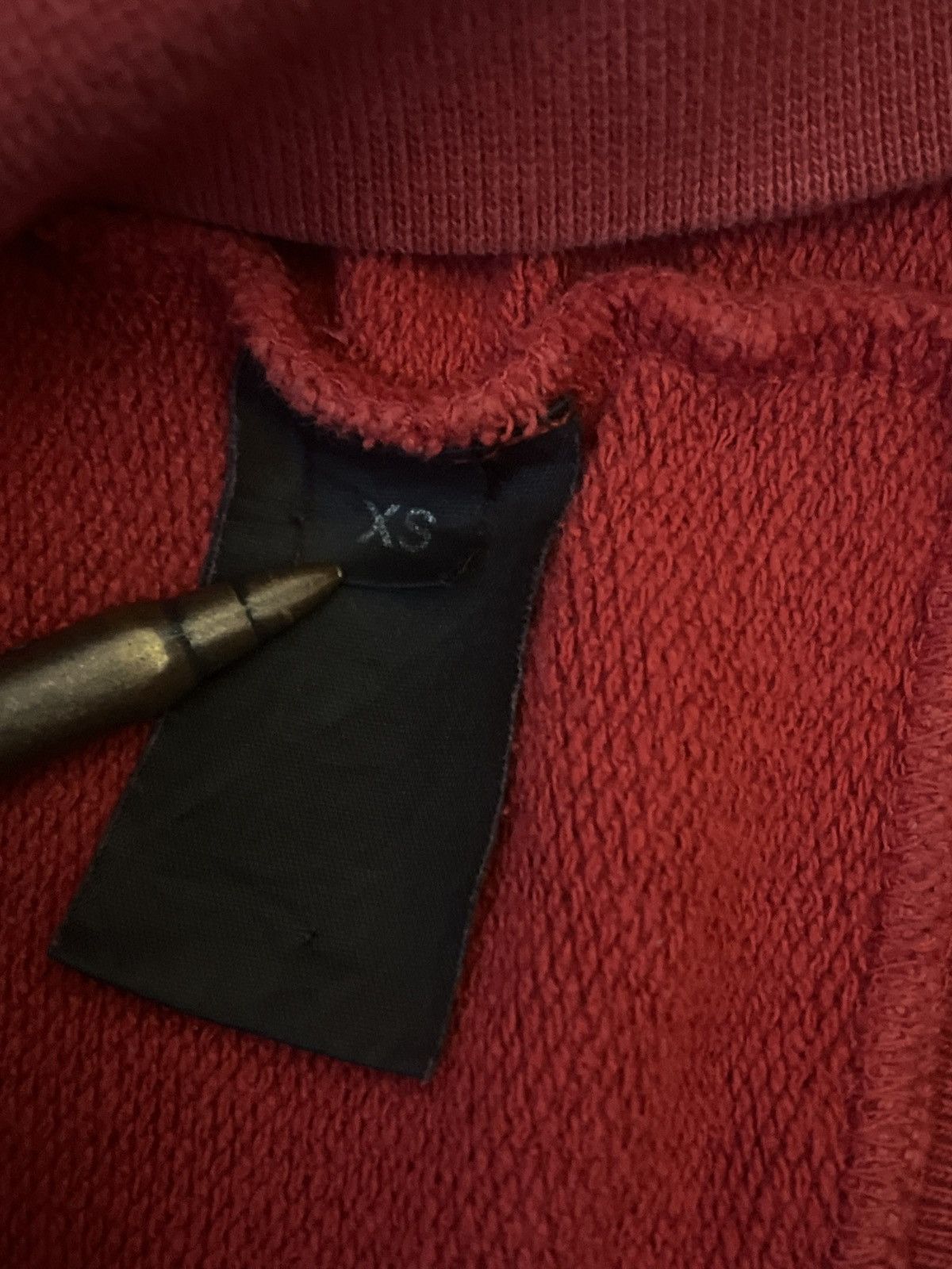 Vetements Vetements Split Antwerpen Hoodie in Red Size US XS / EU 42 / 0 - 7 Thumbnail
