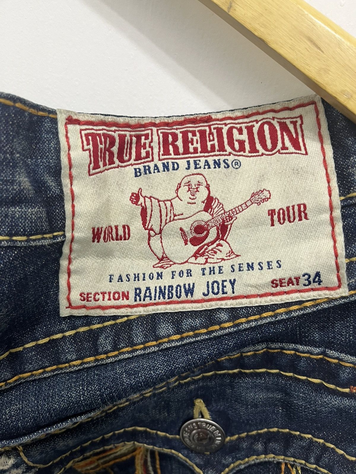 True Religion True Religion Blue Jeans Section Rainbow Joey Size US 34 / EU 50 - 9 Thumbnail