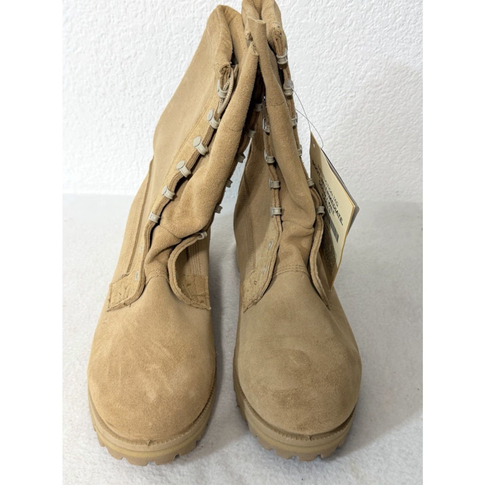 Vibram Belleville Boots Men's 11 R Gore-Tex Vibram Military Mid-Calf Tan Boots Waterproof Durable Size US 11 / EU 44 - 3 Thumbnail