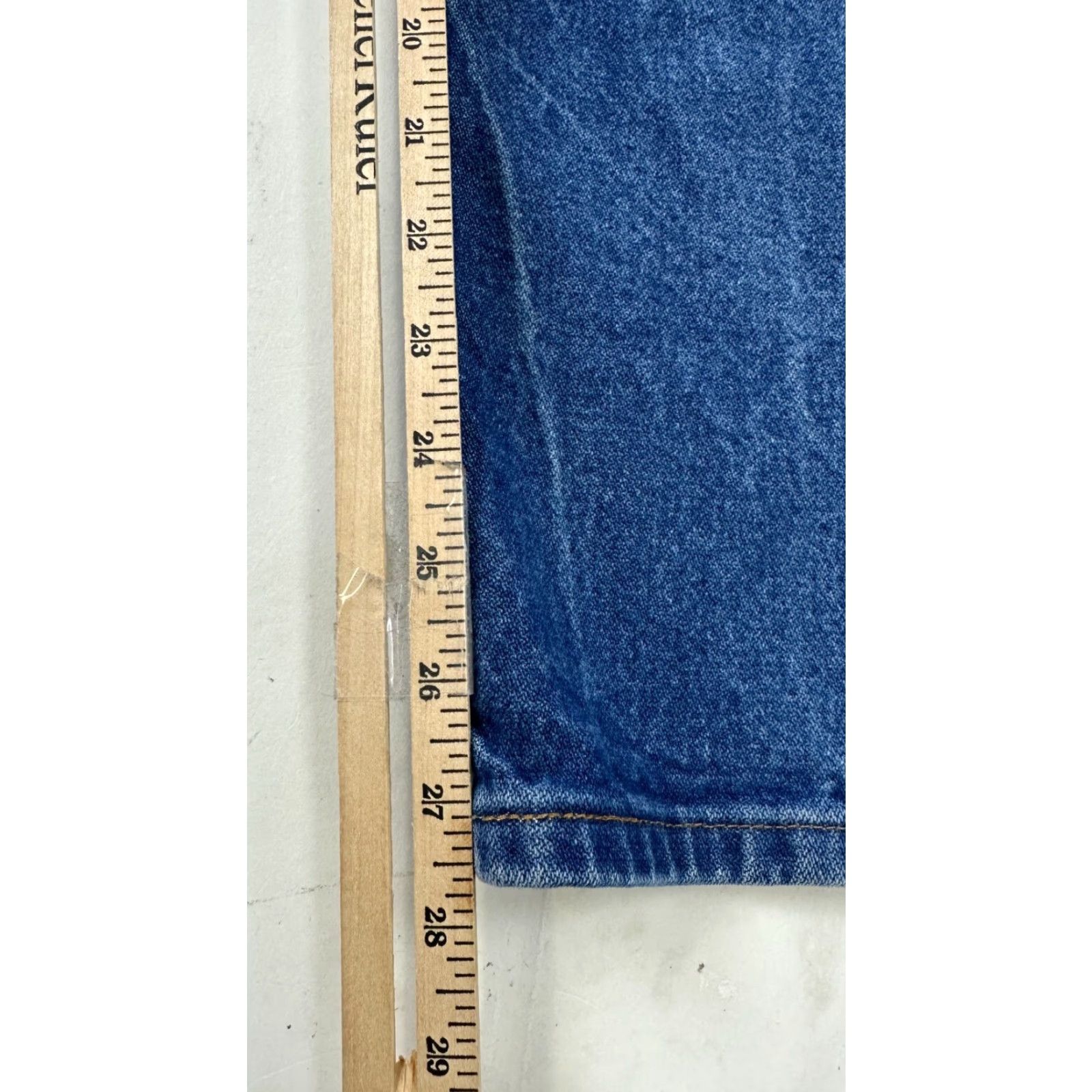 Wrangler Wrangler Jeans Mens 29x30 Blue Denim Regular Fit Stretch Acid Wash 936DEN Size US 29 - 6 Thumbnail