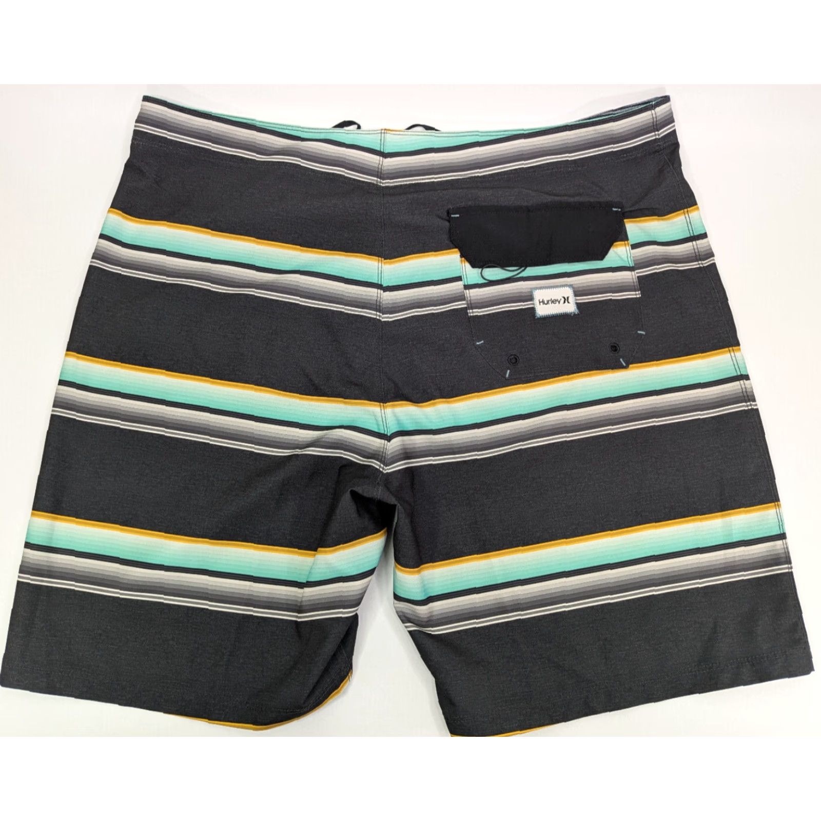 Hurley Hurley Serape Stripe Trunk Swim Board Shorts Men Size 38 Swimwear Beach Summer Multicolor Pockets Drawstring Lightweight Stretch Size US 38 / EU 54 - 2 Thumbnail