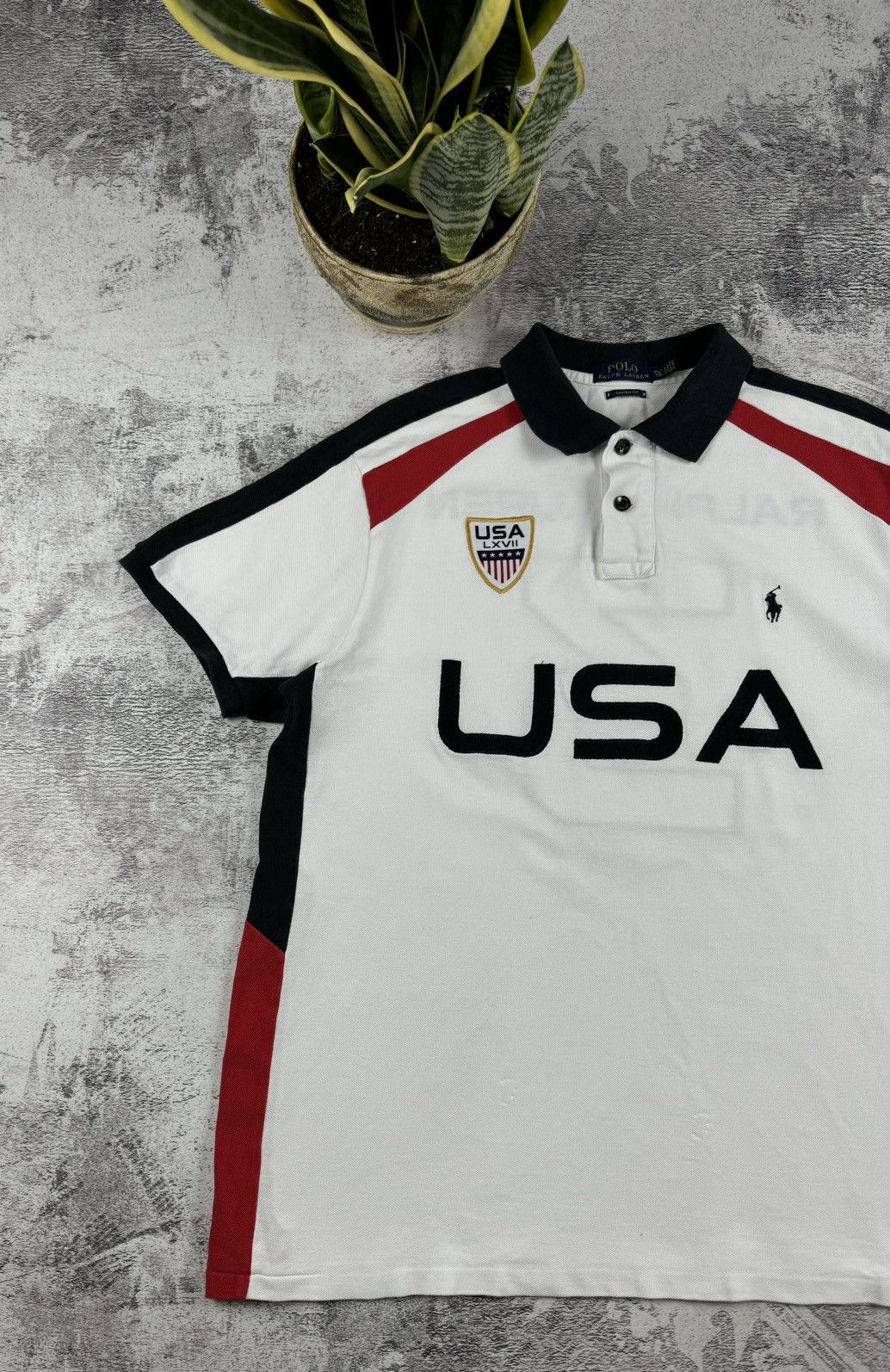 Polo Ralph Lauren Polo Ralph Lauren USA Hip Hop Rap Big Pony Y2K T Shirt Tee Size US XL / EU 56 / 4 - 3 Thumbnail