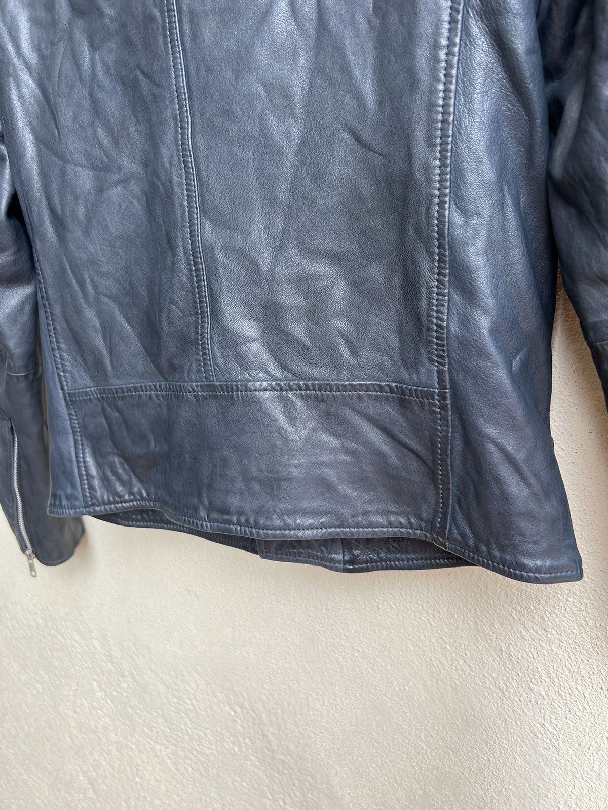 Jack London Jack London Wax Napa Lamb Leather Motorcycle Jacket Size US S / EU 44-46 / 1 - 17 Thumbnail