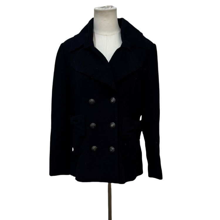 Chanel Chanel Double Breasted Wool Coat Size 42 Size M / US 6-8 / IT 42-44 - 1 Thumbnail