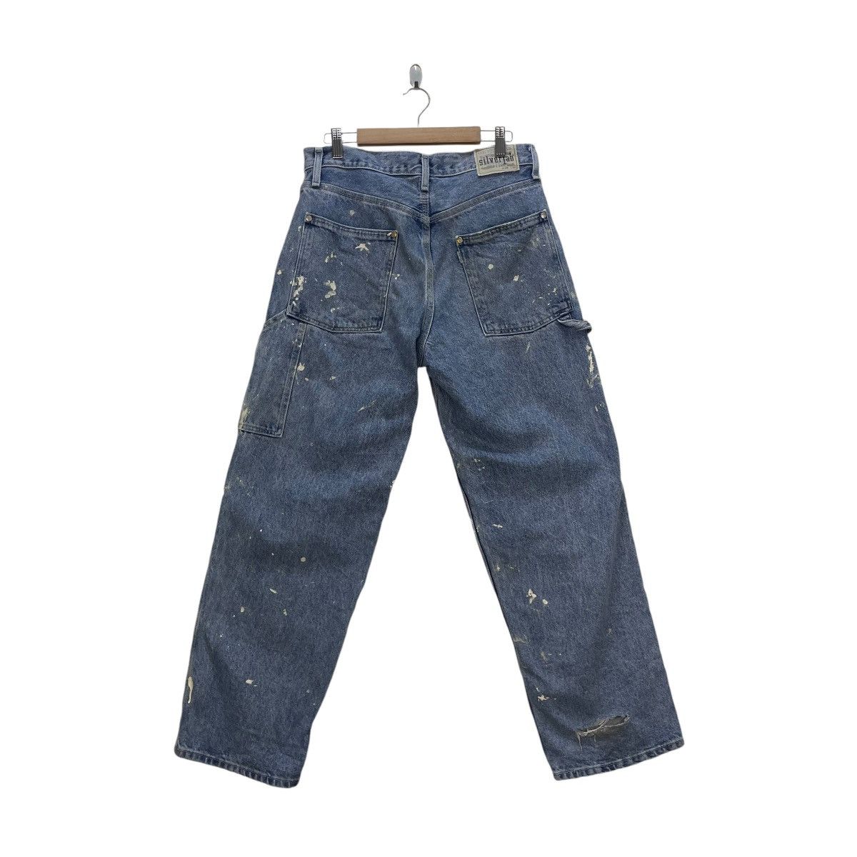 Levi's 🔥Vintage Levis Carpenter Silver Tab Splash Painting Worker Size US 34 / EU 50 - 3 Thumbnail