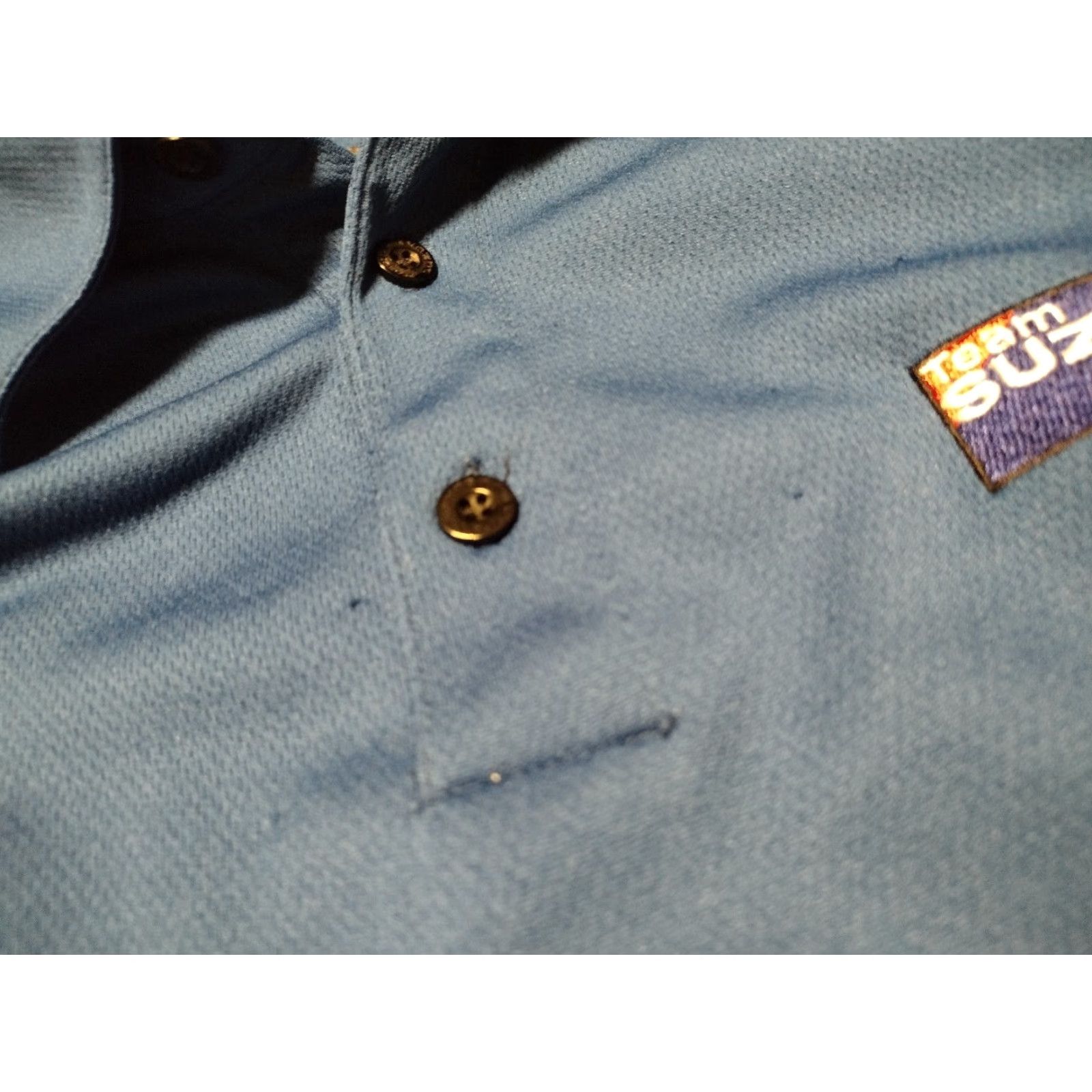 Vintage VINTAGE Suzuki Makita Rockstar Energy Button Shirt 2XL Motocross Racing Crew Retro Pit Mens Blue Knit Short Sleeve Button-Up Shopwear Size US XXL / EU 58 / 5 - 4 Thumbnail