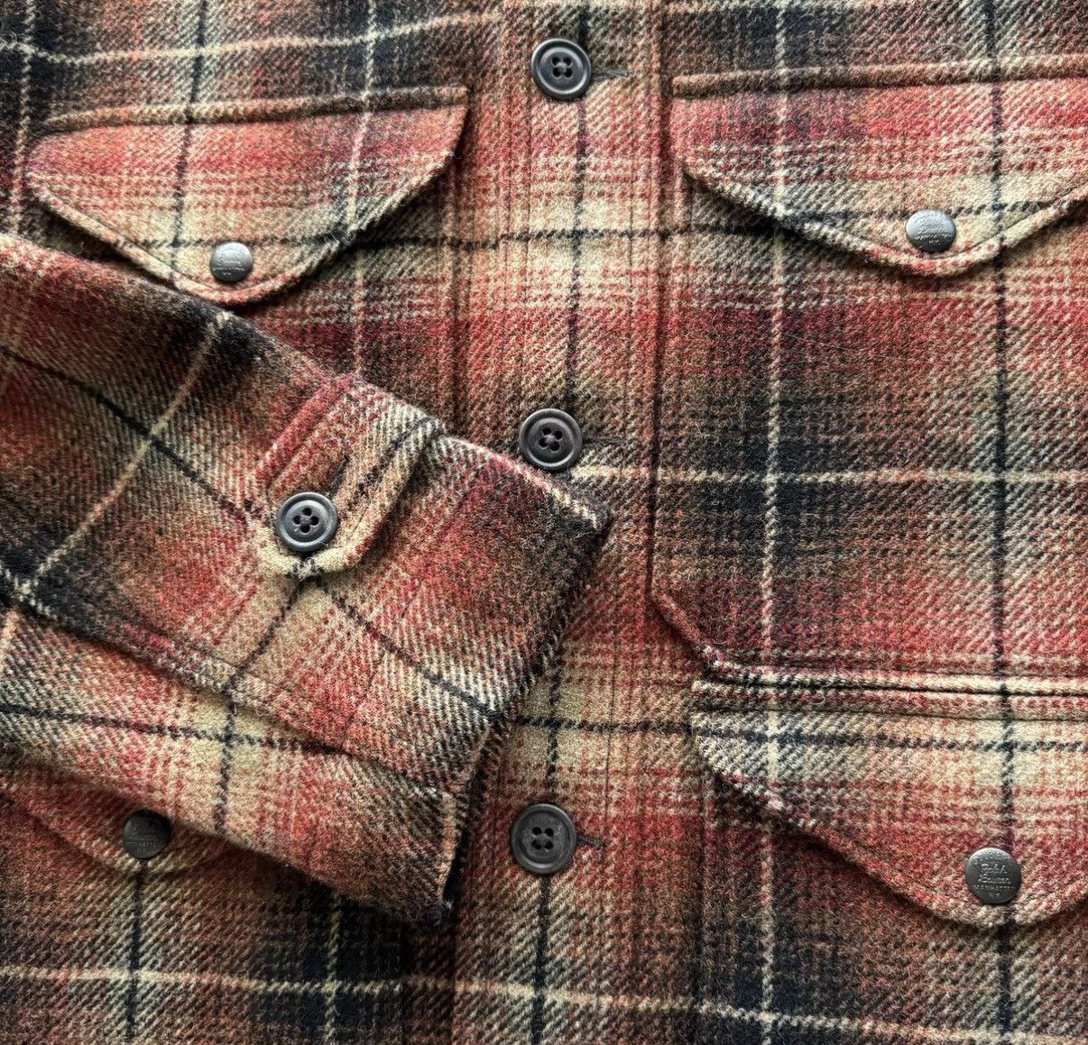 Ralph Lauren Ralph Lauren Double RL RRL Wool Tweed Safari Jacket K22 Size US S / EU 44-46 / 1 - 6 Thumbnail