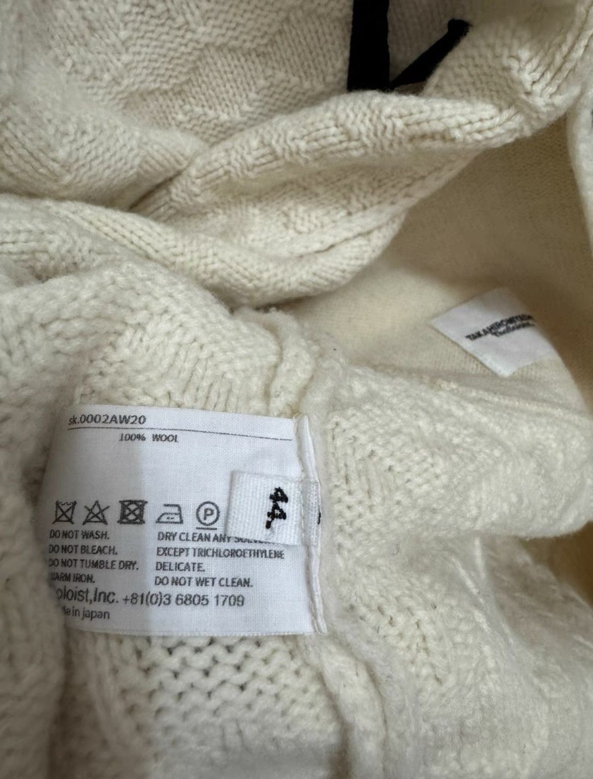 Takahiromiyashita The Soloist. TAKAHIROMIYASHITA THE SOLOIST white sweater Size US S / EU 44-46 / 1 - 6 Thumbnail
