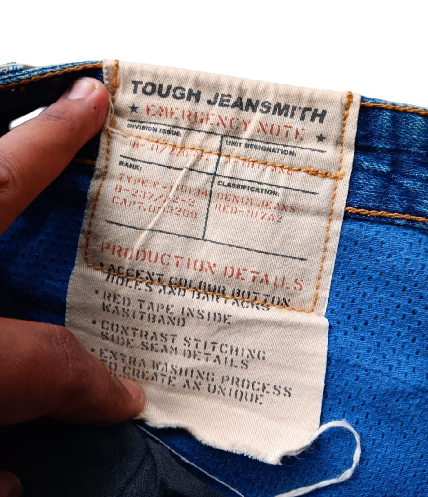 If Six Was Nine Double layered Tough jeans Smith distressed vintage jeans Size US 32 / EU 48 - 13 Thumbnail