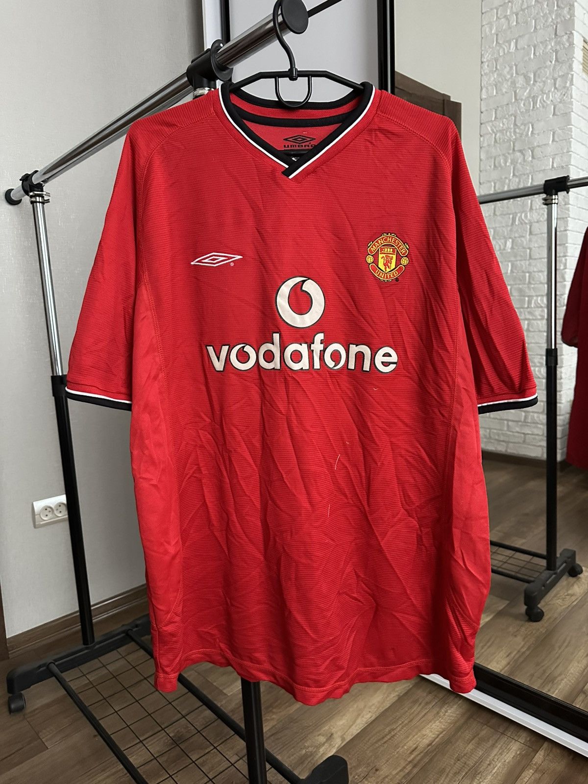 Umbro 2000/2002 Umbro Manchester United Vintage Soccer Jersey Size US XL / EU 56 / 4 - 1 Thumbnail