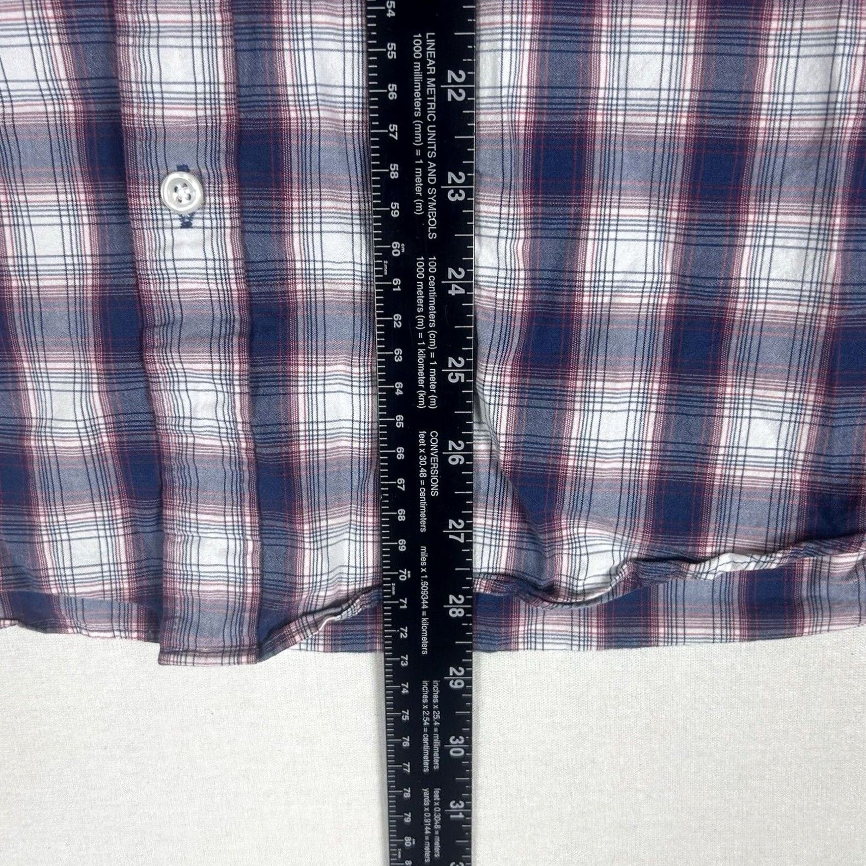 J.Crew J.Crew Mercantile Flex Plaid Button-Down Shirt Slim Fit Long Sleeve L Mens Purple Size US L / EU 52-54 / 3 - 7 Thumbnail