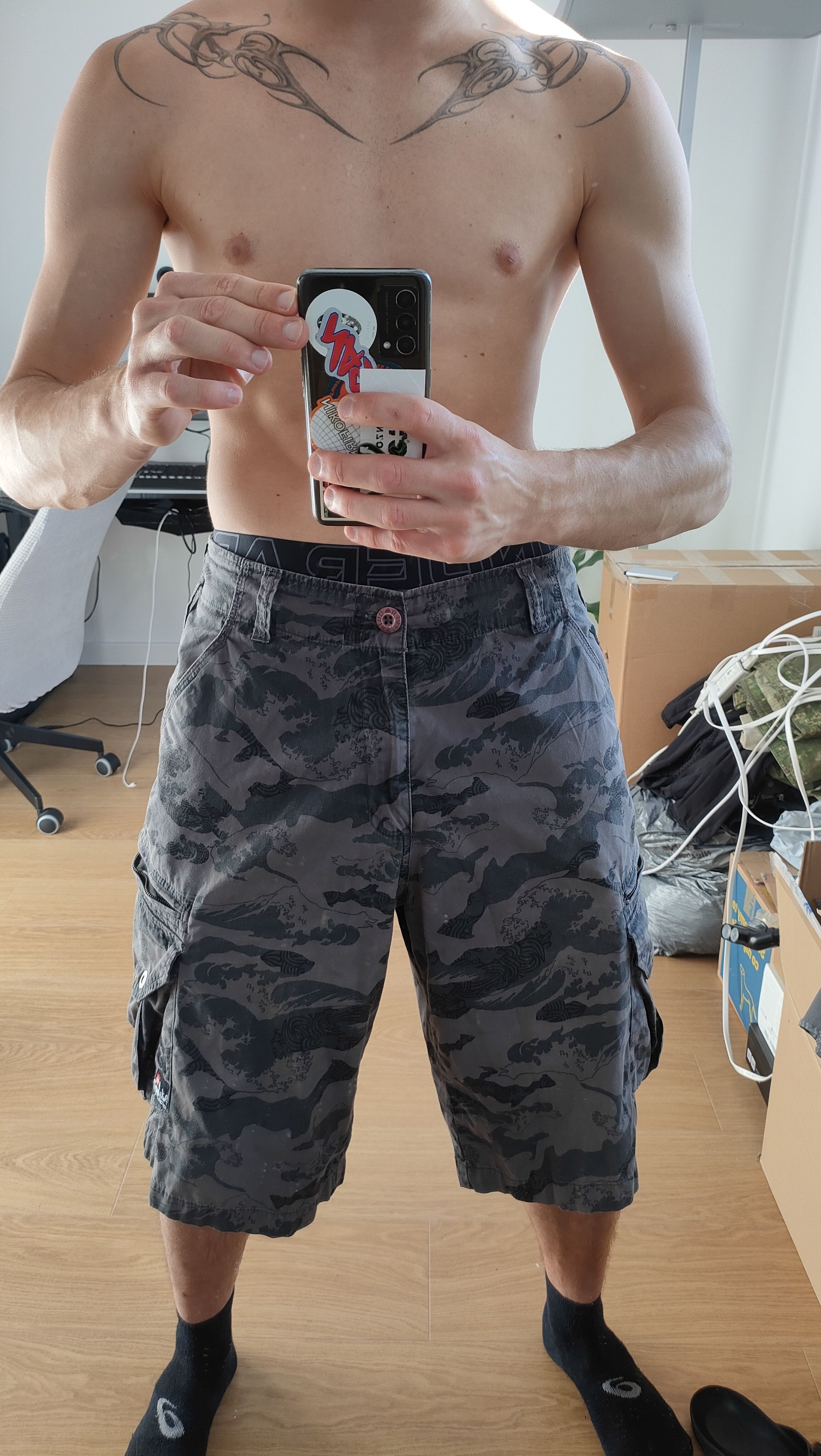 Maharishi 2000s Quiksilver x Maharishi 'Wave DPM' cargo shorts Size US 30 / EU 46 - 3 Thumbnail