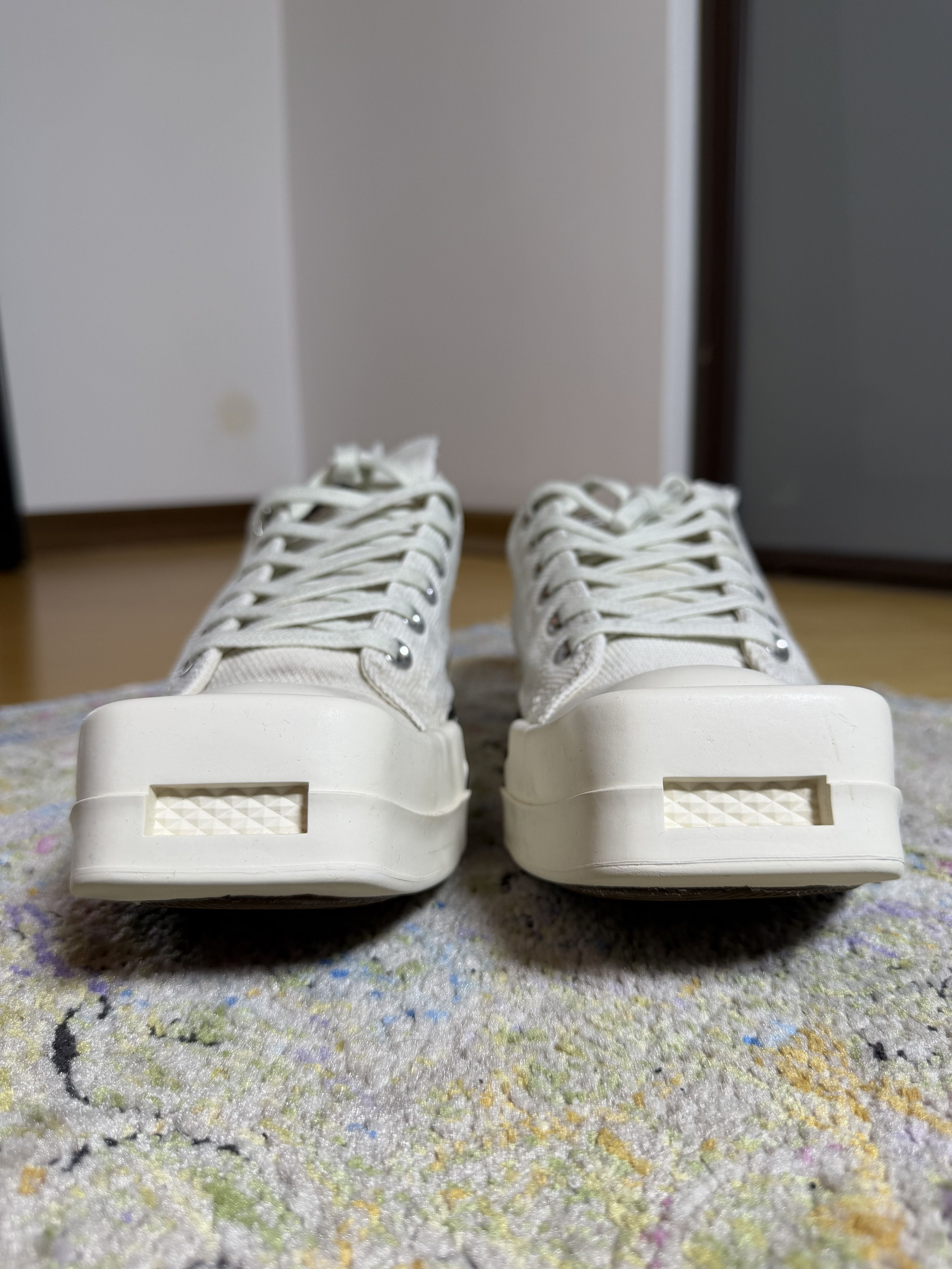 Converse × Rick Owens Drkshdw Converse Rick Owens TURBODRK Chuck 70 Low White Sneakers Size US 10 / EU 43 - 5 Thumbnail