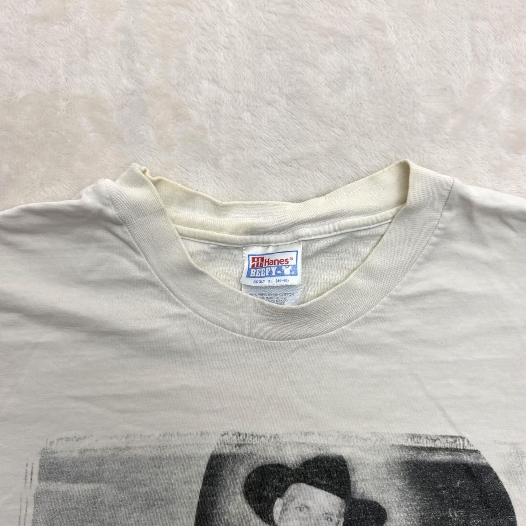 Hanes VINTAGE Hanes Garth Brooks Shirt Mens XL White 1997 90s Graphic Tee Size US XL / EU 56 / 4 - 2 Thumbnail