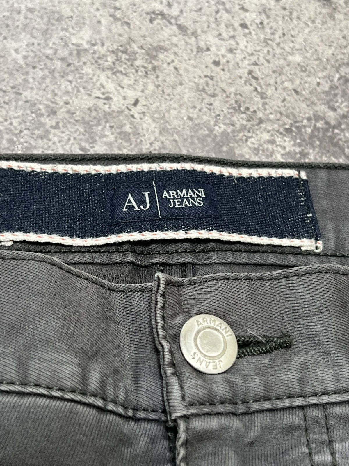 Armani × Vintage Vintage Armani Pocket Logo Baggy Jeans Y2K 34 Size US 34 / EU 50 - 7 Thumbnail