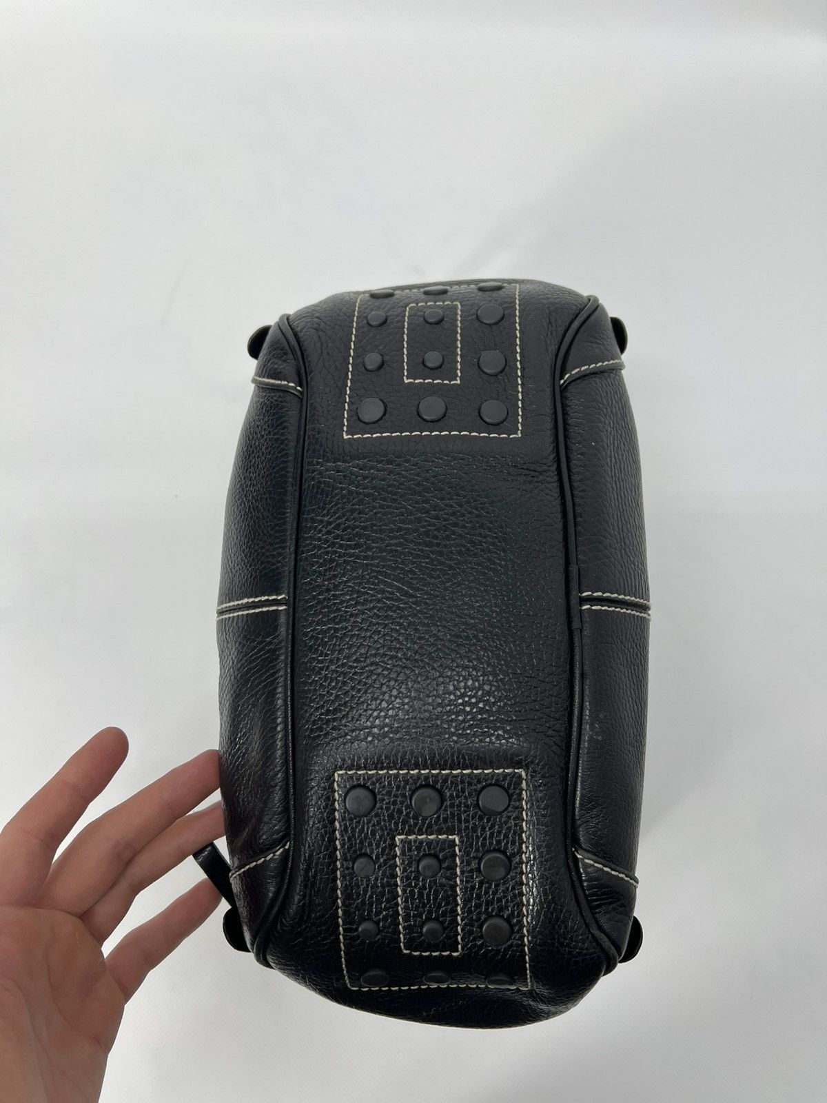 Tod's Vintage streetwear y2k luxury Tod’s Leather Hobo Handle Bag Size ONE SIZE - 8 Thumbnail