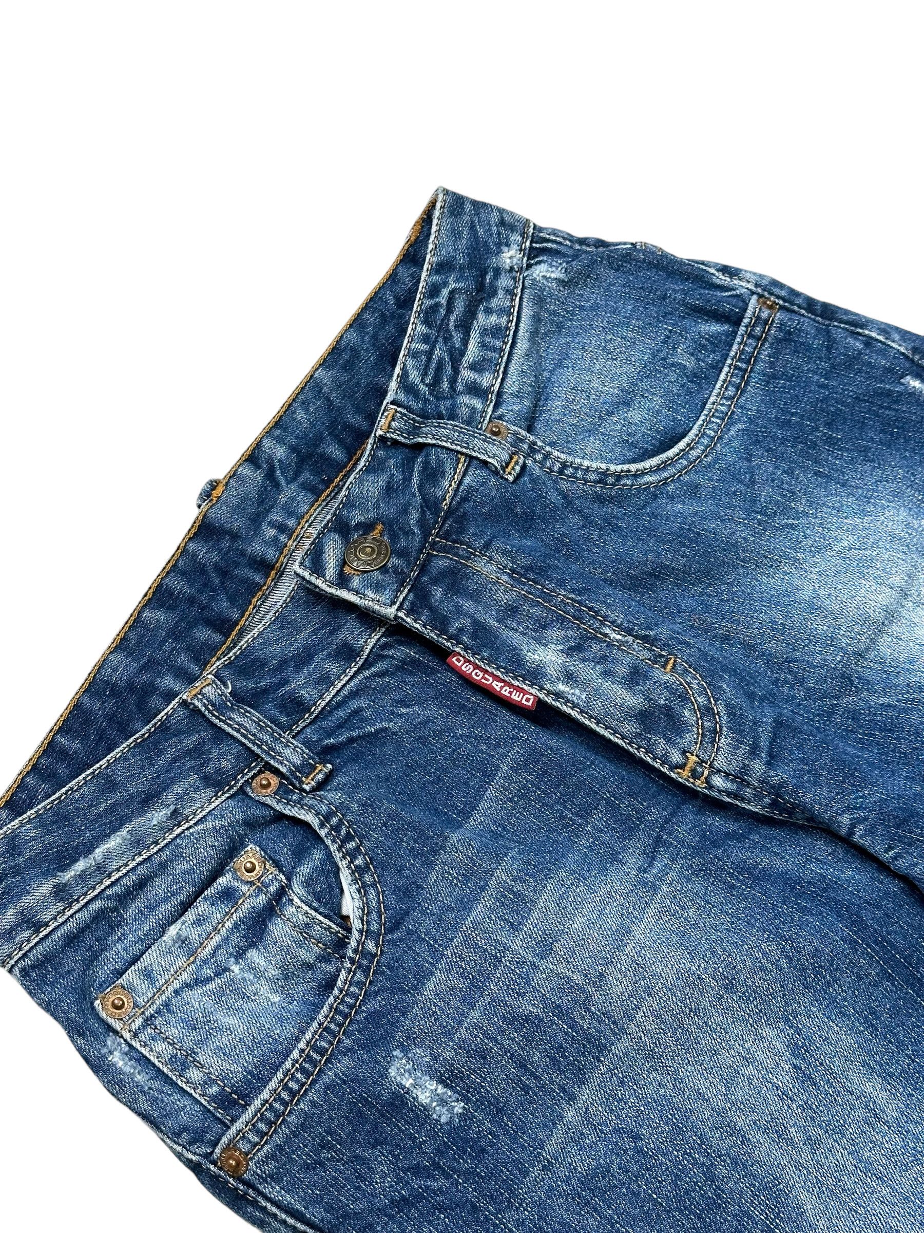 Dsquared2 Dsquared D2 big logo slim jeans Size 26" / US 2 / IT 38 - 7 Thumbnail