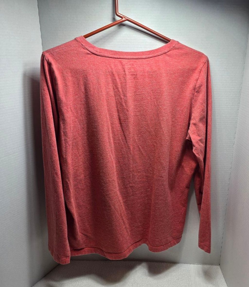 L.L. Bean Women's L.L.Bean Red Long Sleeve Tee L Size L / US 10 / IT 46 - 5 Thumbnail