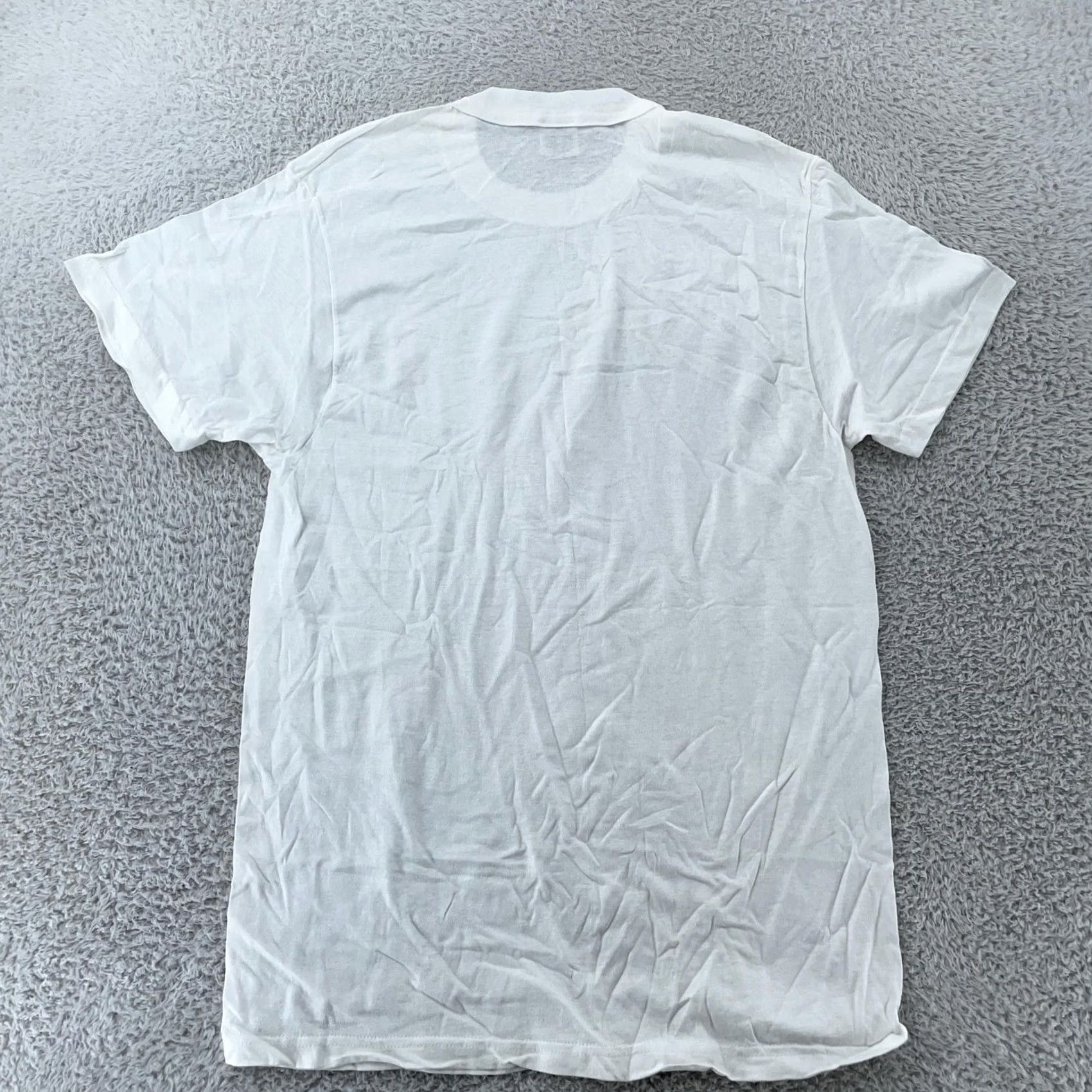 Fruit Of The Loom VINTAGE Fruit of the Loom Shirt Mens Small Crewneck Tee Basic Plain White Cotton Short Sleeve Solid Crew Neck Mens S White Shirt Size US S / EU 44-46 / 1 - 4 Thumbnail