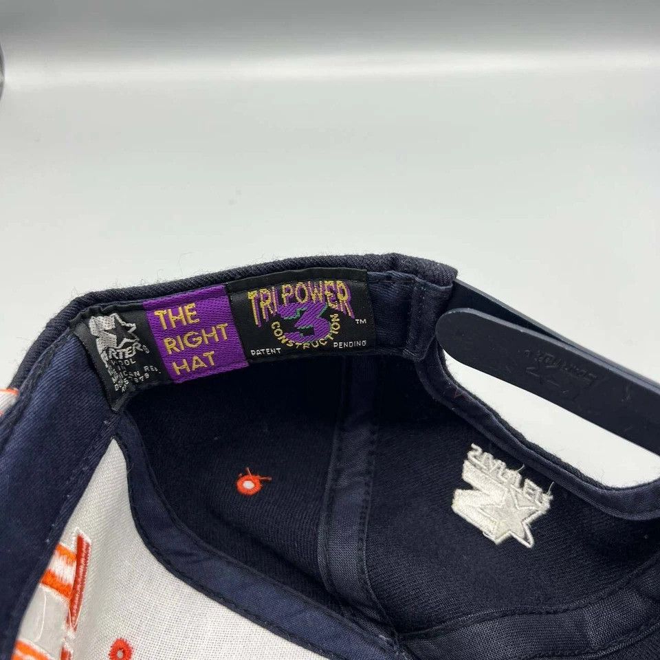 Starter Illinois Fighting Illini Hat Men Starter Tri Power Snap Back Size ONE SIZE - 7 Thumbnail
