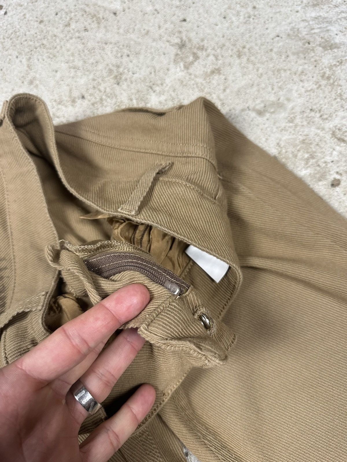 John Galliano Galliano Beige Tan Corduroy Pants Size 28" / US 6 / IT 42 - 9 Thumbnail