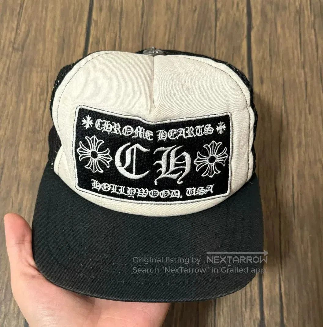 Chrome Hearts chrome hearts black and white trucker cap. Size ONE SIZE - 2 Thumbnail