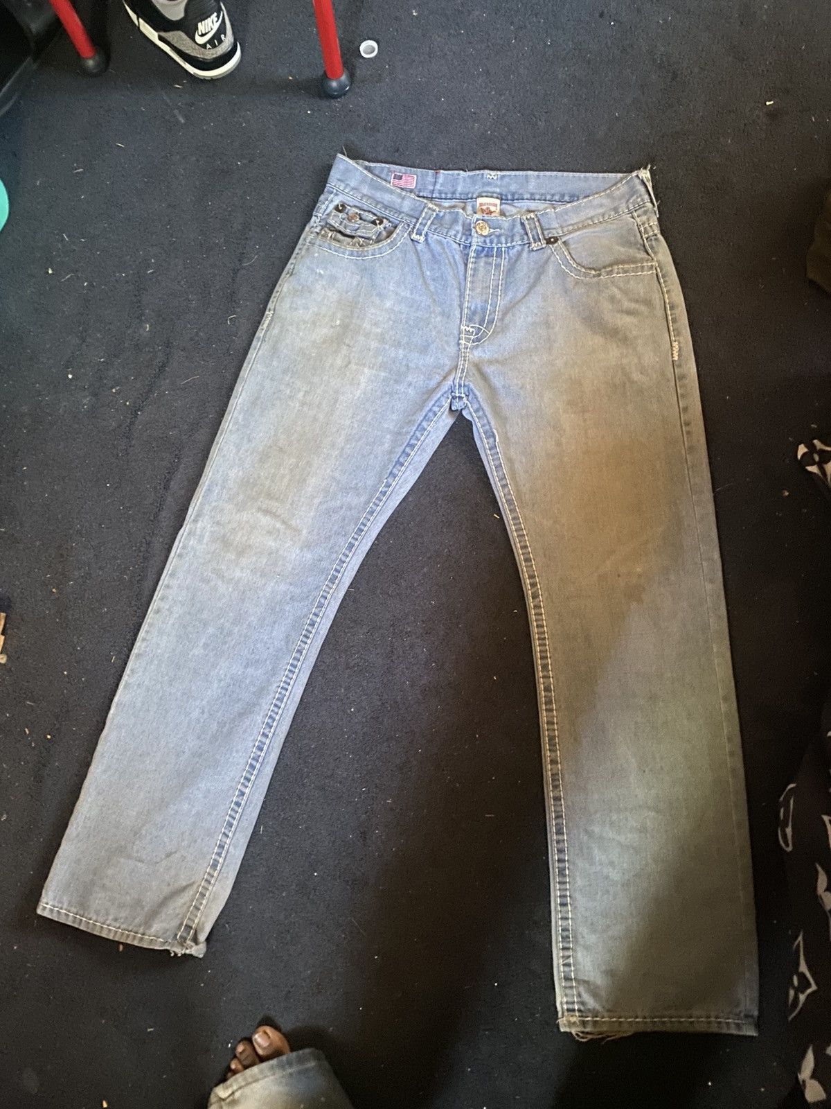 True Religion 38 Vintage True Religion Baggy Jeans Closet Clean-Out” Size US 38 / EU 54 - 1 Thumbnail