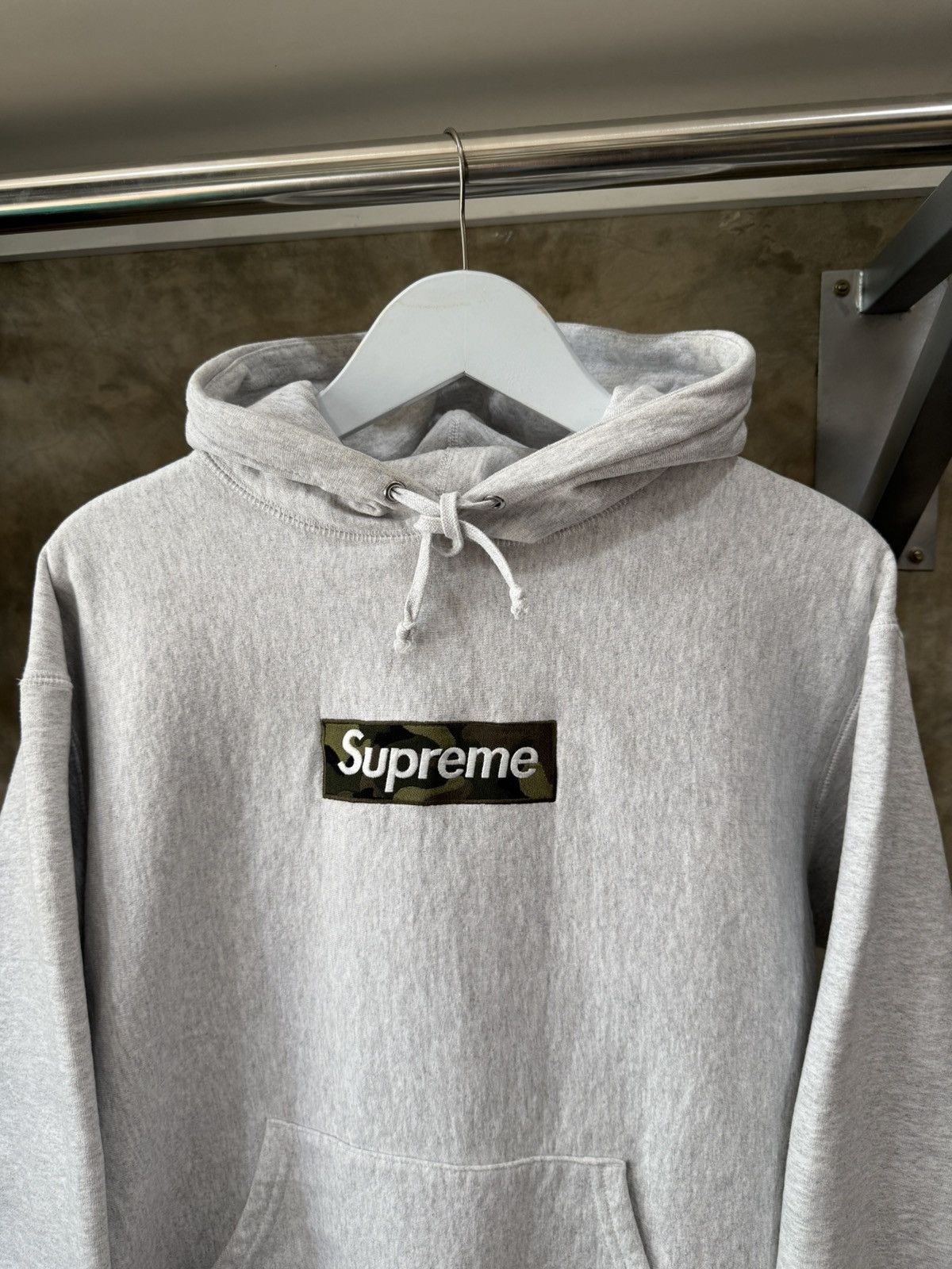 Supreme Surpreme Box Logo Camo Hoodie 💥 Size US S / EU 44-46 / 1 - 2 Thumbnail