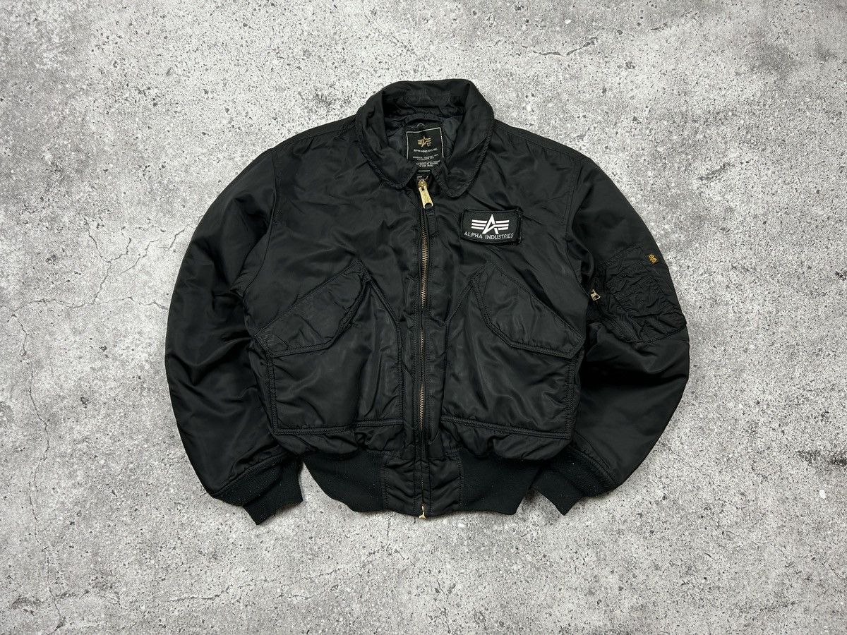 Alpha Industries × Schott CW-45 Alpha Industries Bomber Jacket cropped Size US M / EU 48-50 / 2 - 1 Thumbnail