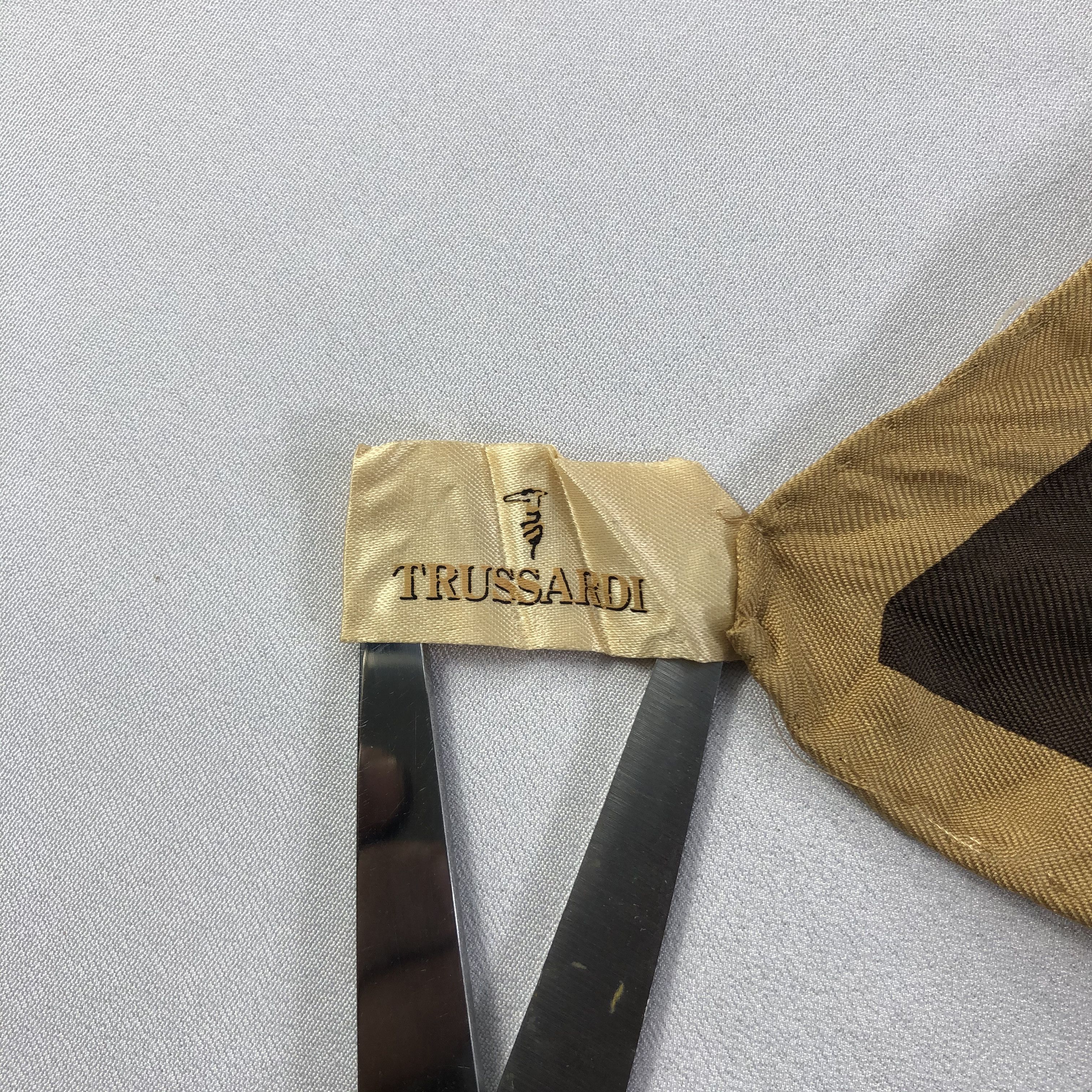 Trussardi × Vintage Vintage Trussardi Silk Scarf Size ONE SIZE - 6 Thumbnail