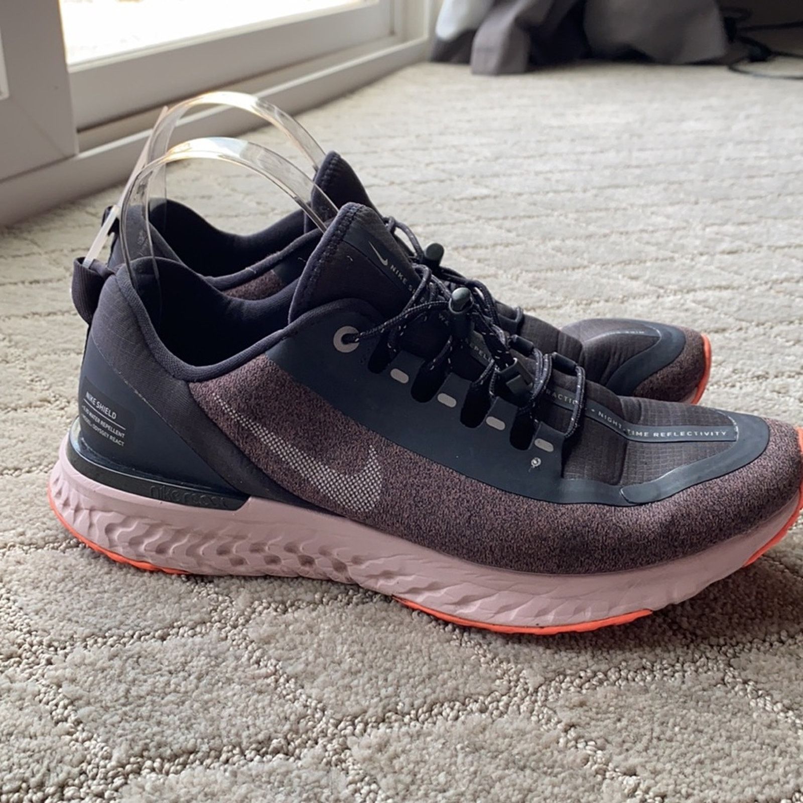 Nike Nike Shield Running Shoes Size Oil Gray casual lightweight Size US 9 / IT 39 - 4 Thumbnail