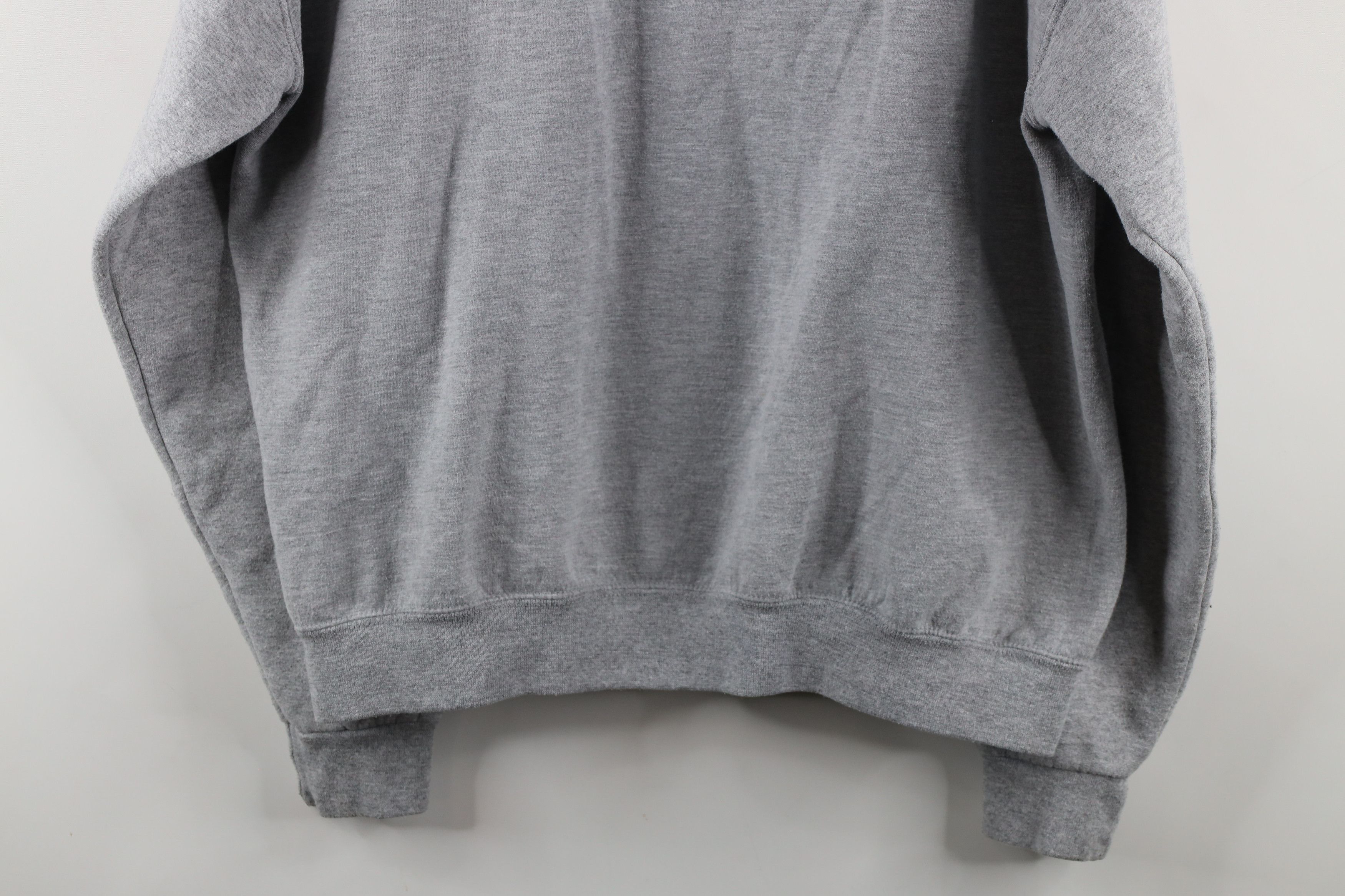 Vintage Vintage 90s Streetwear Hoodie Sweatshirt Heather Gray Size US XL / EU 56 / 4 - 11 Thumbnail