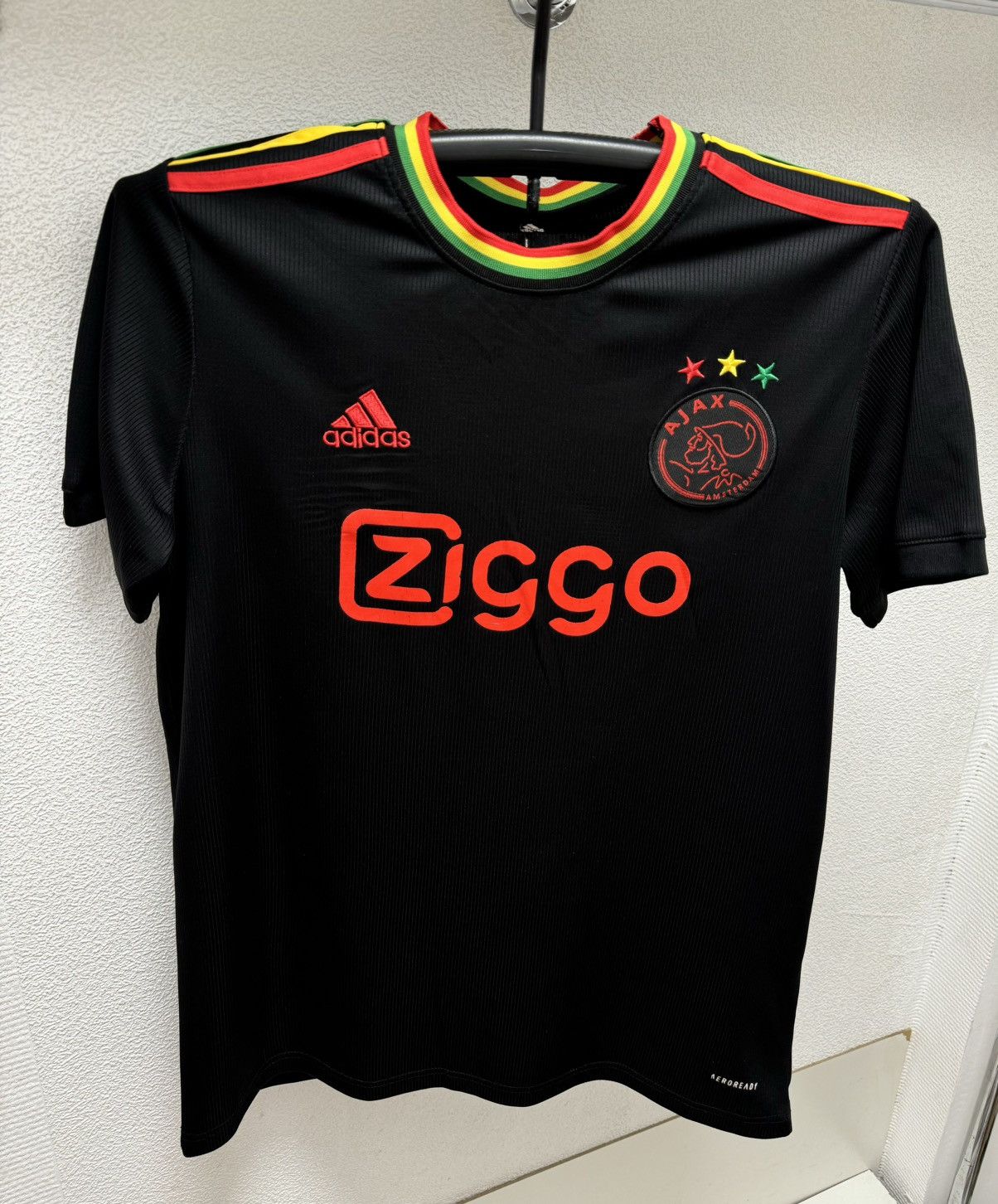 Adidas Adidas ajax soccer jersey Ziggo L sz rasta Size US XL / EU 56 / 4 - 1 Thumbnail
