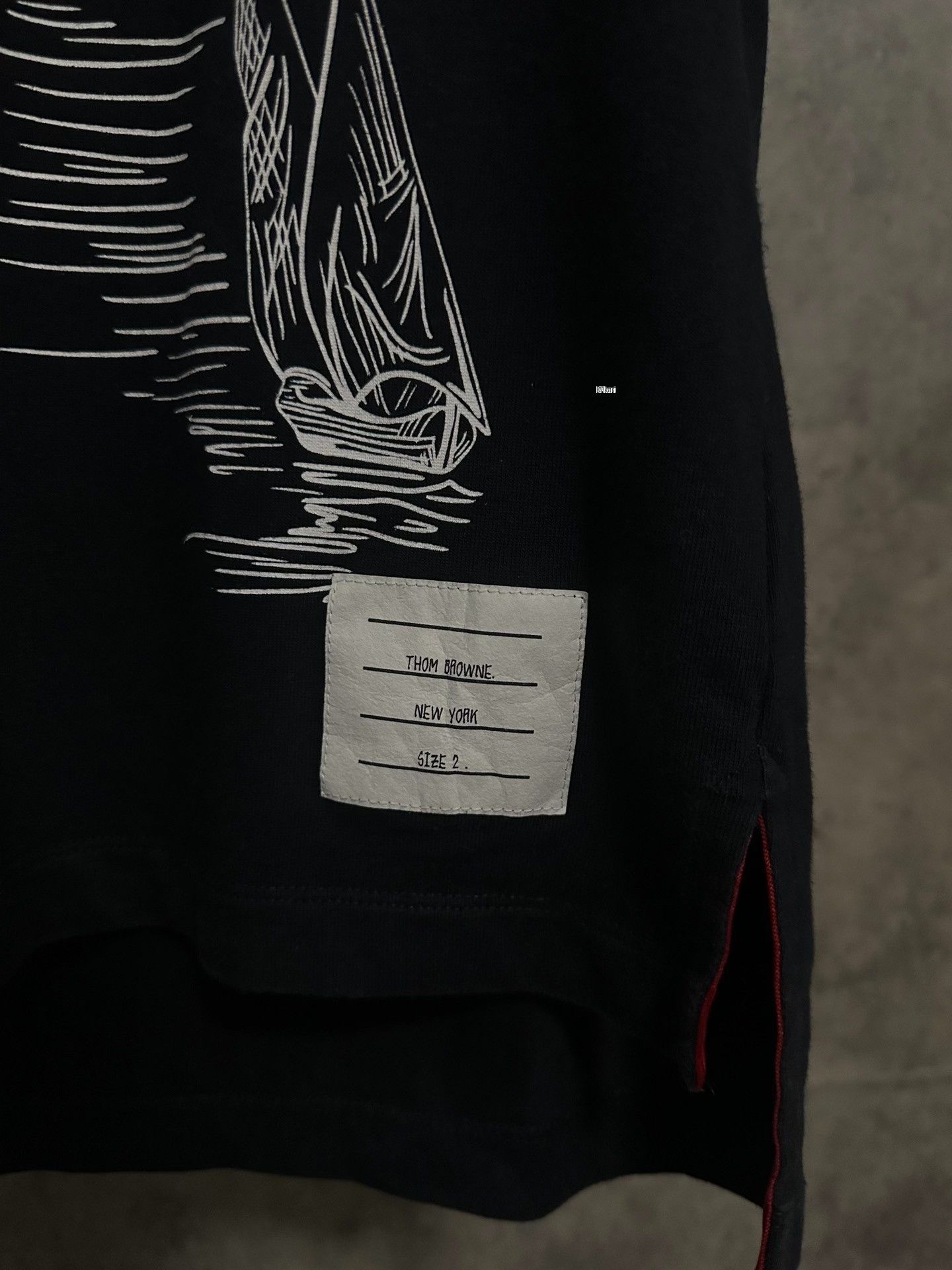 Thom Browne Thom Browne 2024 SS Sea Island Cotton Knit T-Shirt Size US M / EU 48-50 / 2 - 4 Thumbnail