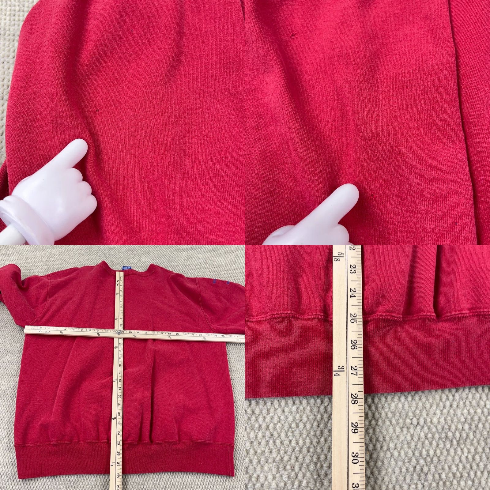 Champion Vintage Champion Sweatshirt Men XXL Red Crewneck Olympics Staff 1996 90s Faded Size US XXL / EU 58 / 5 - 8 Thumbnail