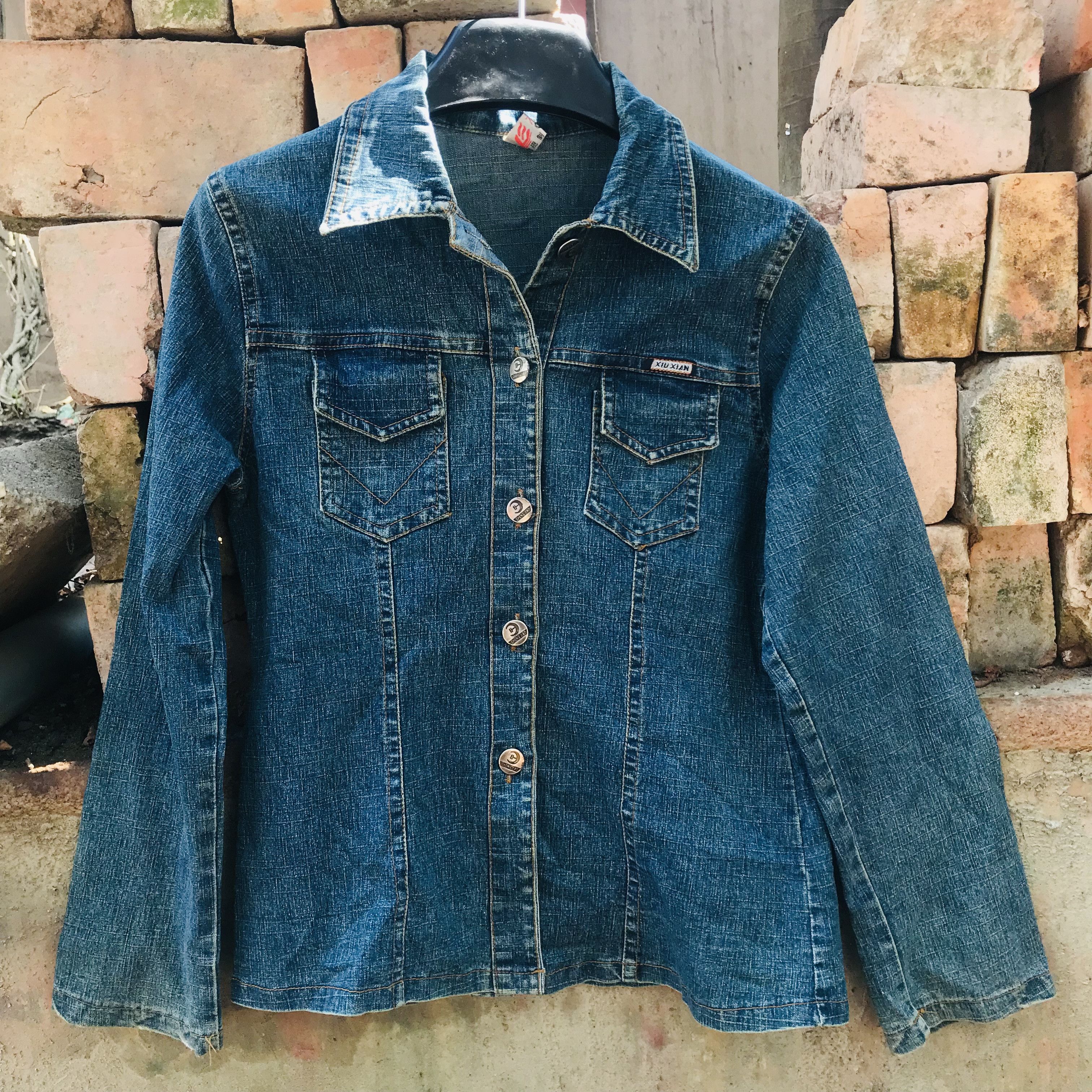 Japanese Brand × Vintage Vintage Japanese Denim Shirt Size M / US 6-8 / IT 42-44 - 1 Thumbnail
