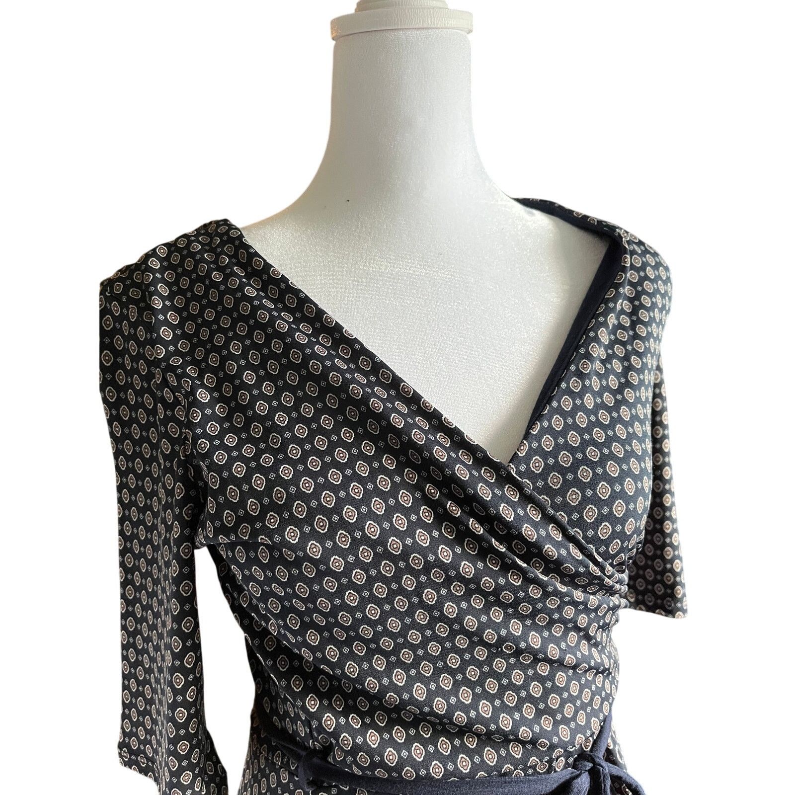 Vintage Gilli Women's Wrap Dress Size S / US 4 / IT 40 - 3 Thumbnail