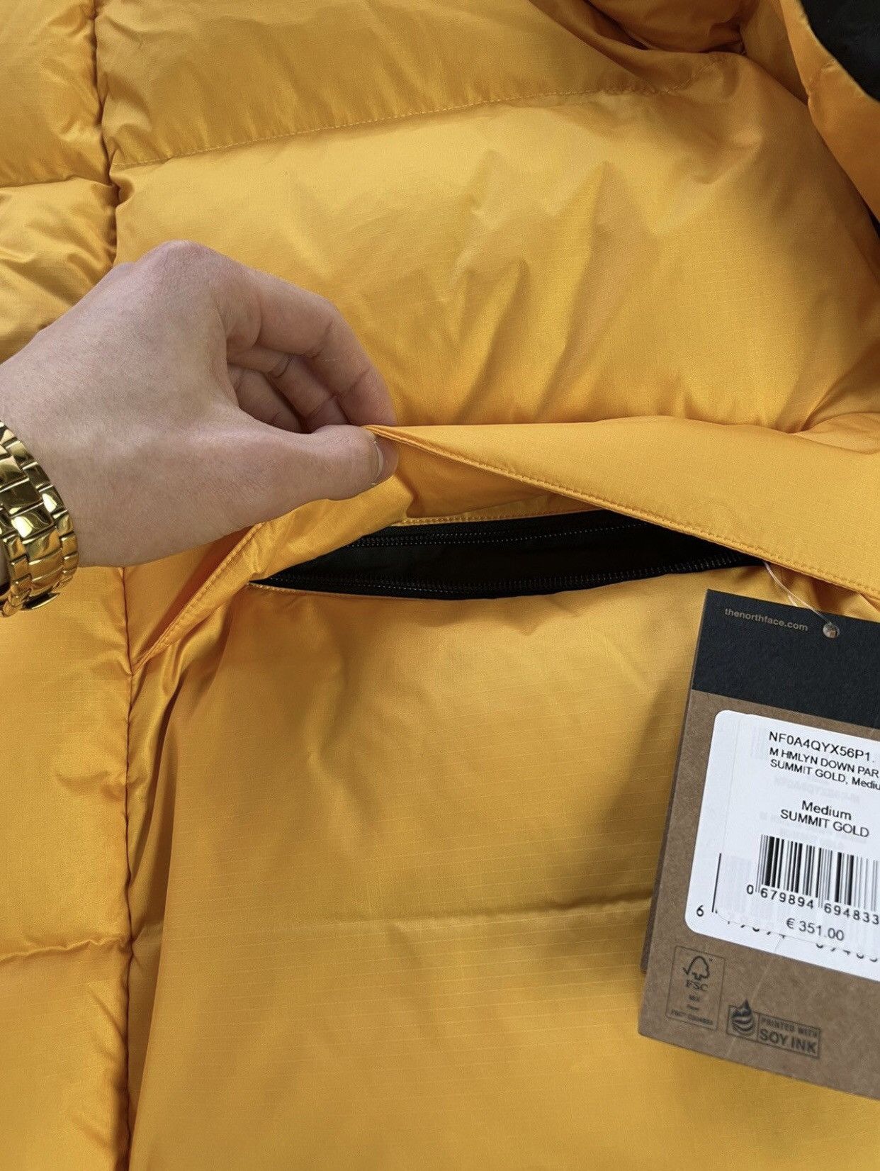 The North Face The North Face HMLYN Down parka summit Gold Size US M / EU 48-50 / 2 - 10 Thumbnail