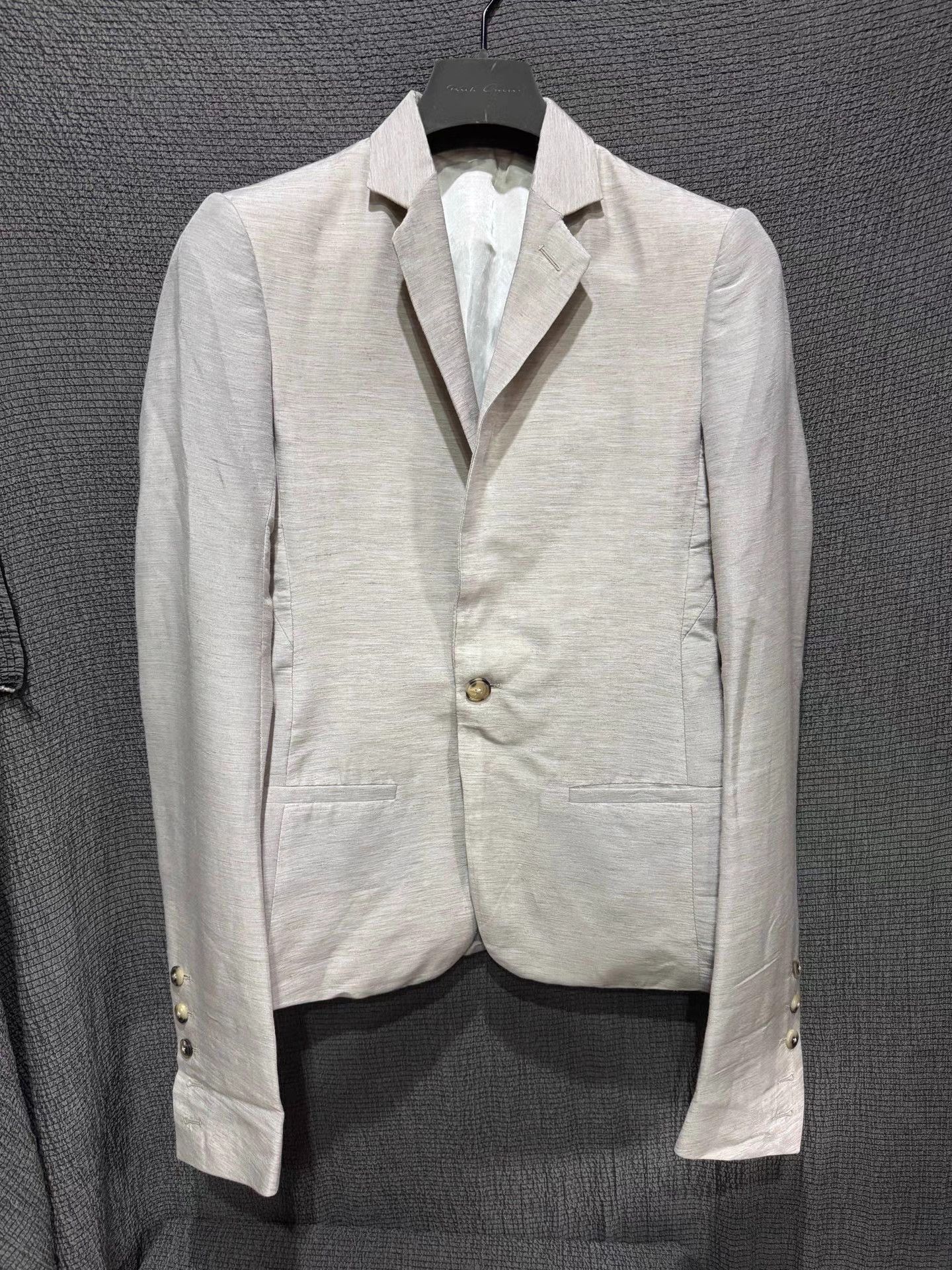 Rick Owens Rick Owens 14SS double-vent suit jacket Size US S / EU 44-46 / 1 - 1 Thumbnail