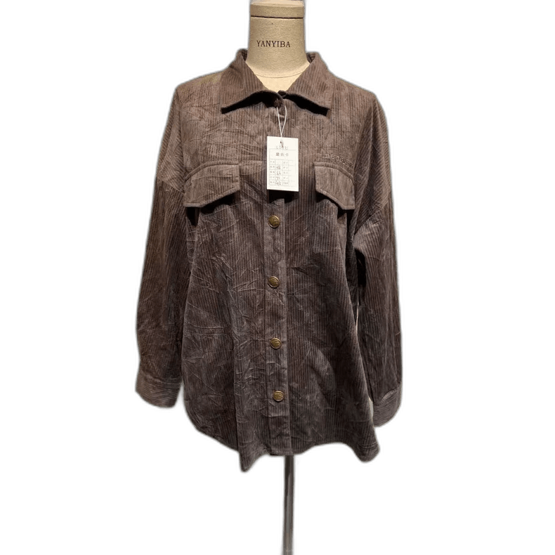 Burberry Vintage Burberry Corduroy Long Sleeve Shirt Size US M / EU 48-50 / 2 - 1 Thumbnail