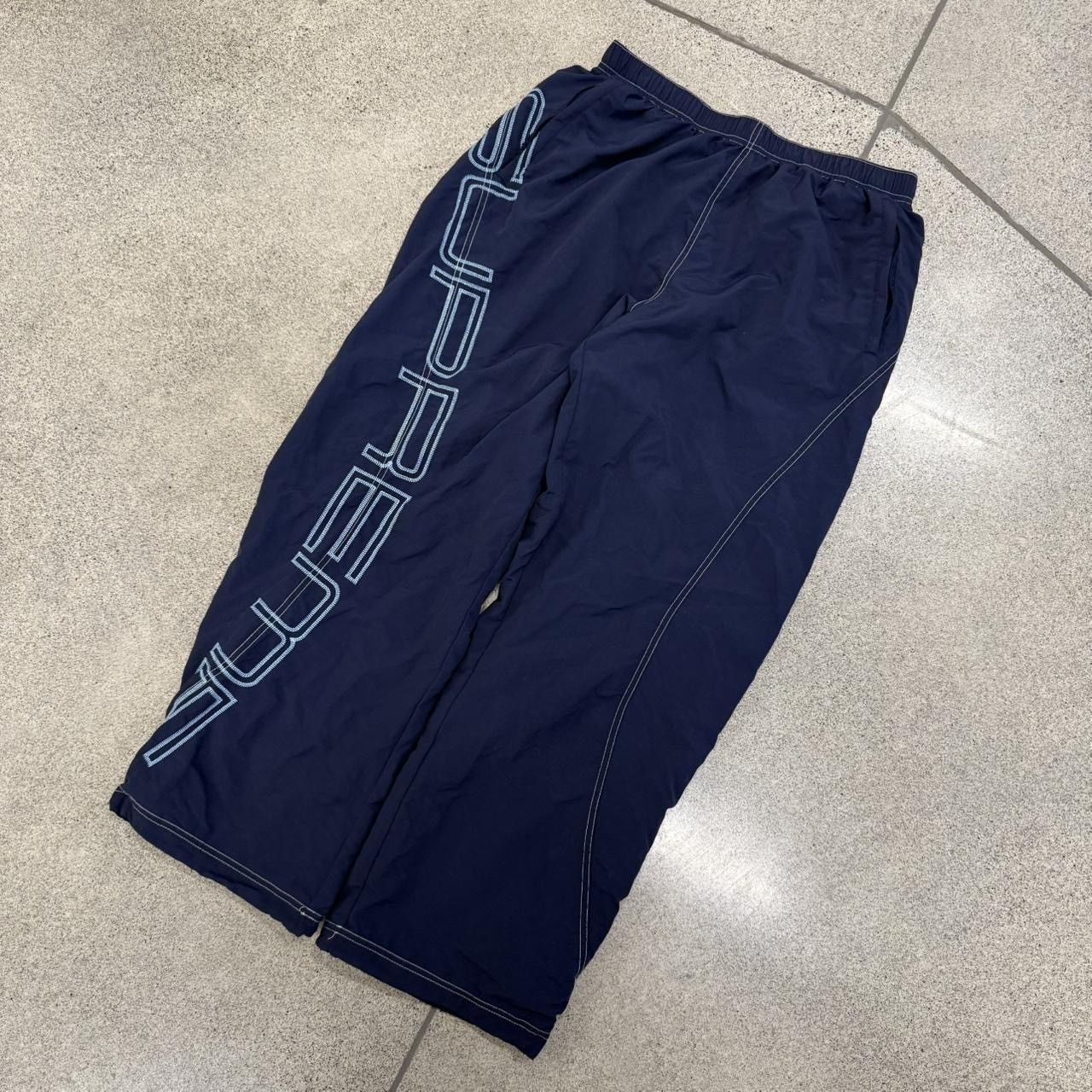 Supreme Supreme Spellout Embroidered Track pants Size US 34 / EU 50 - 1 Thumbnail
