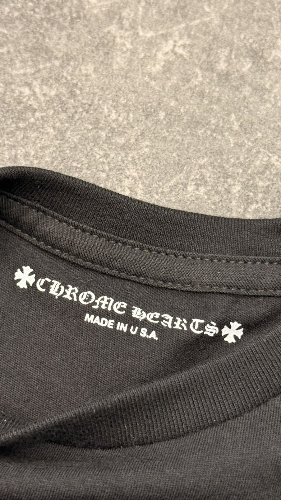 Chrome Hearts Chrome Hearts KIDS Horseshoe Pocket Tee Black / Pink Size US XXS / EU 40 - 8 Thumbnail